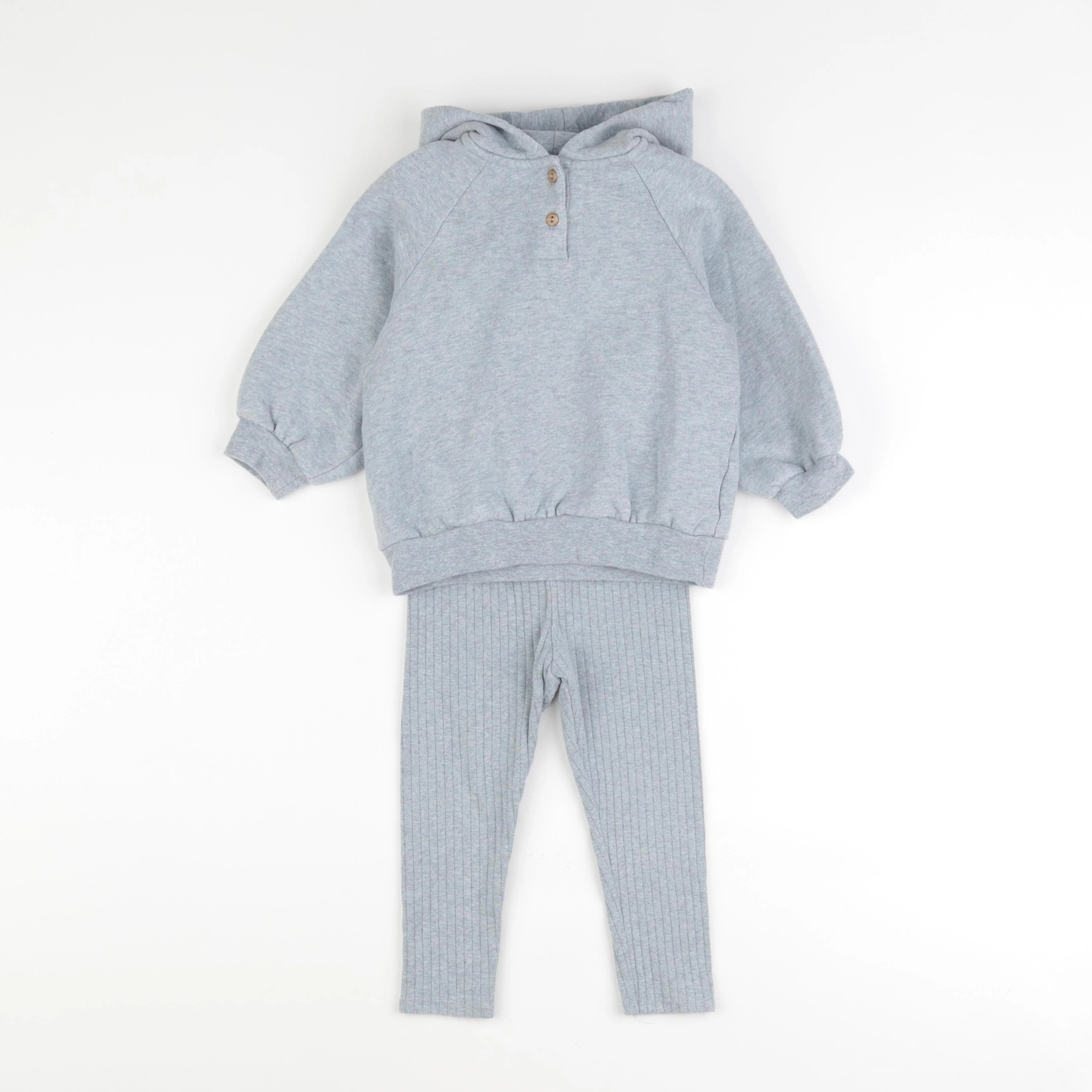 H&M - ensemble bleu - 18/24 mois
