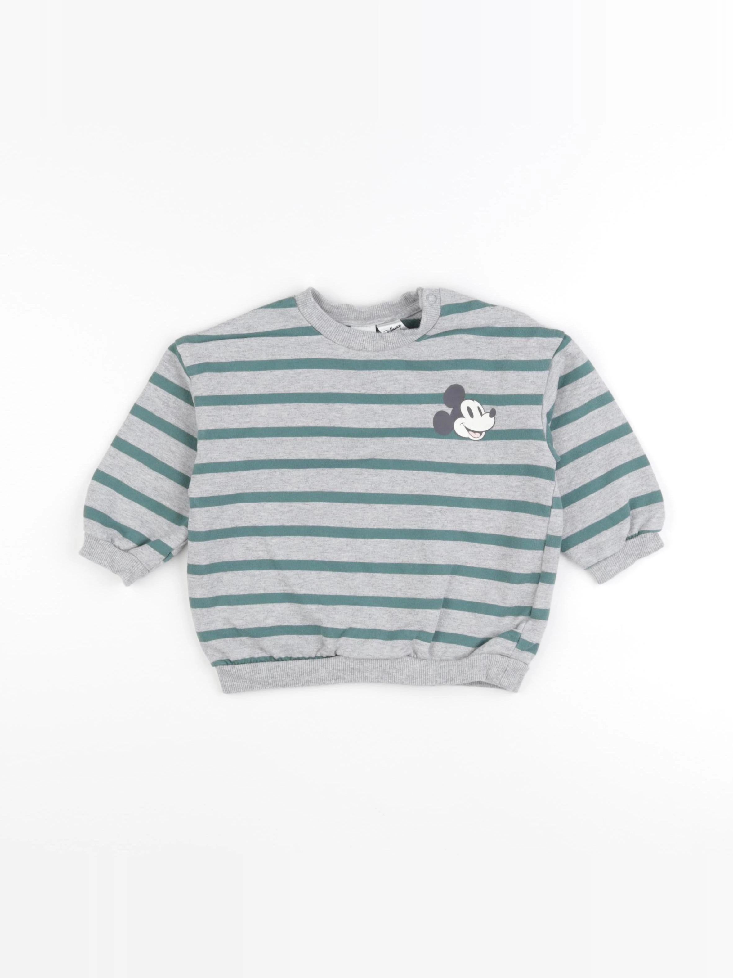 H&M - sweat gris - 12/18 mois