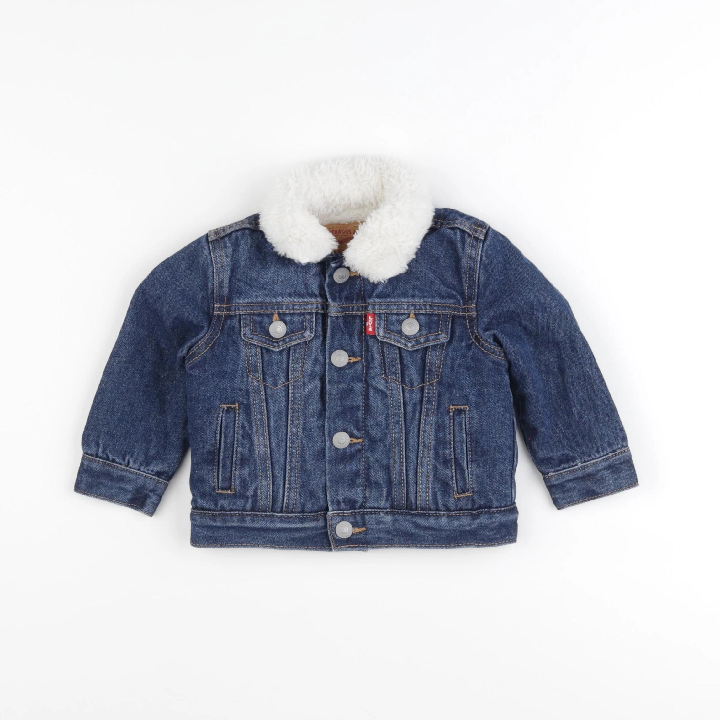 Levi's - veste doublé bleu - 9 mois