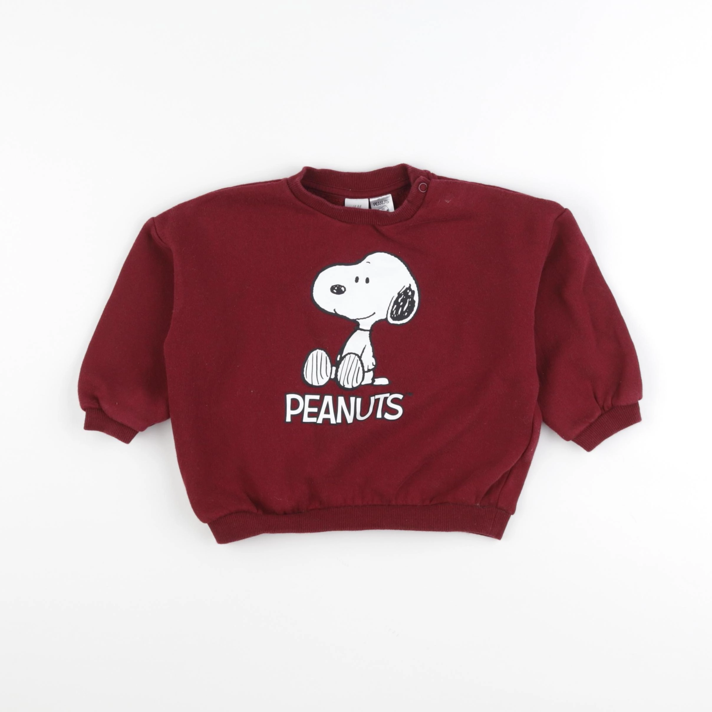 H&M - sweat rouge - 12/18 mois