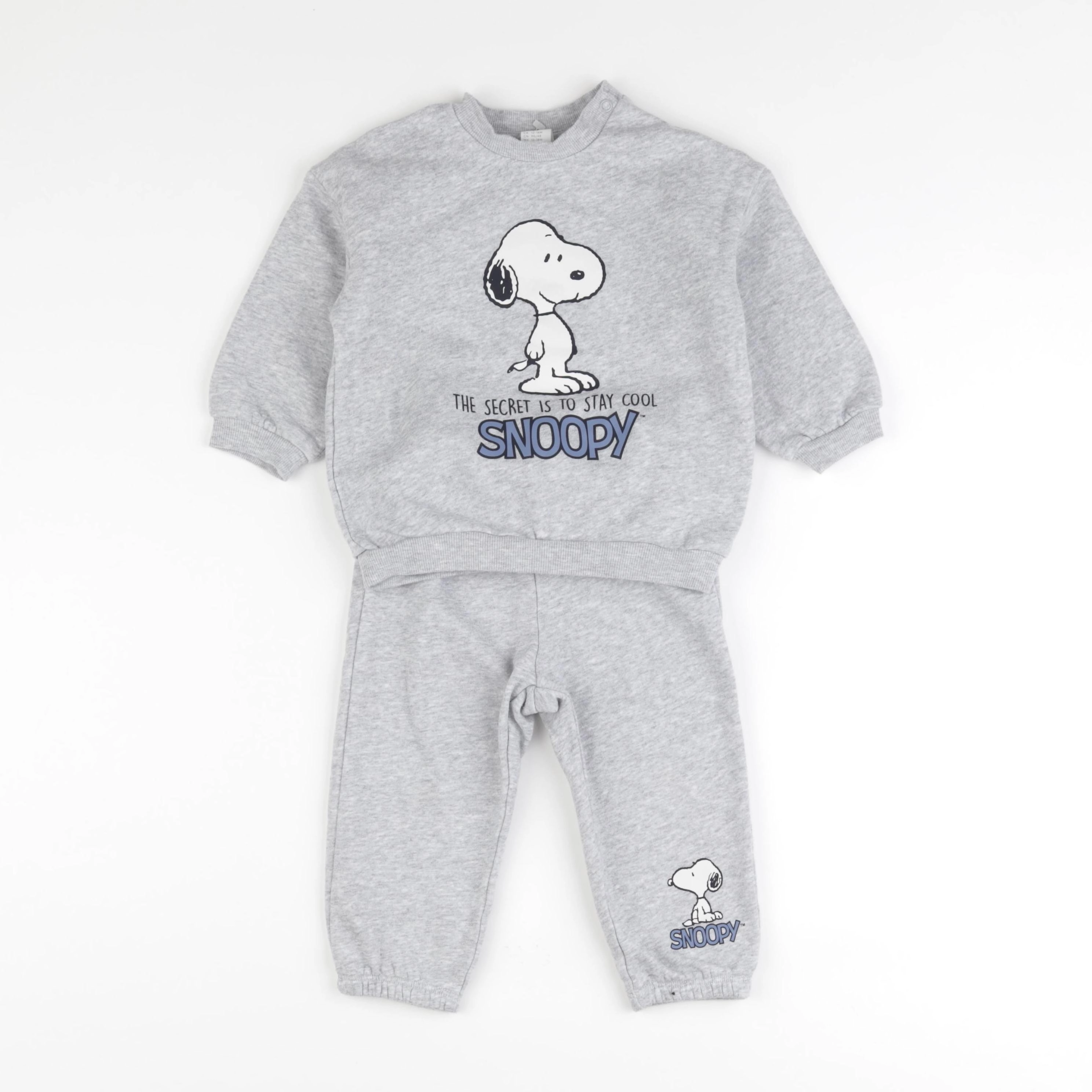 H&M - ensemble gris - 12/18 mois