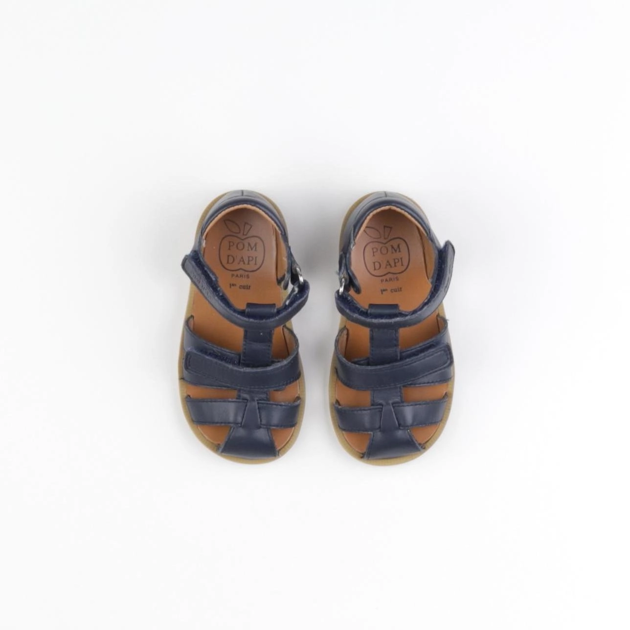 Pom d'Api - sandales bleu - pointure 23