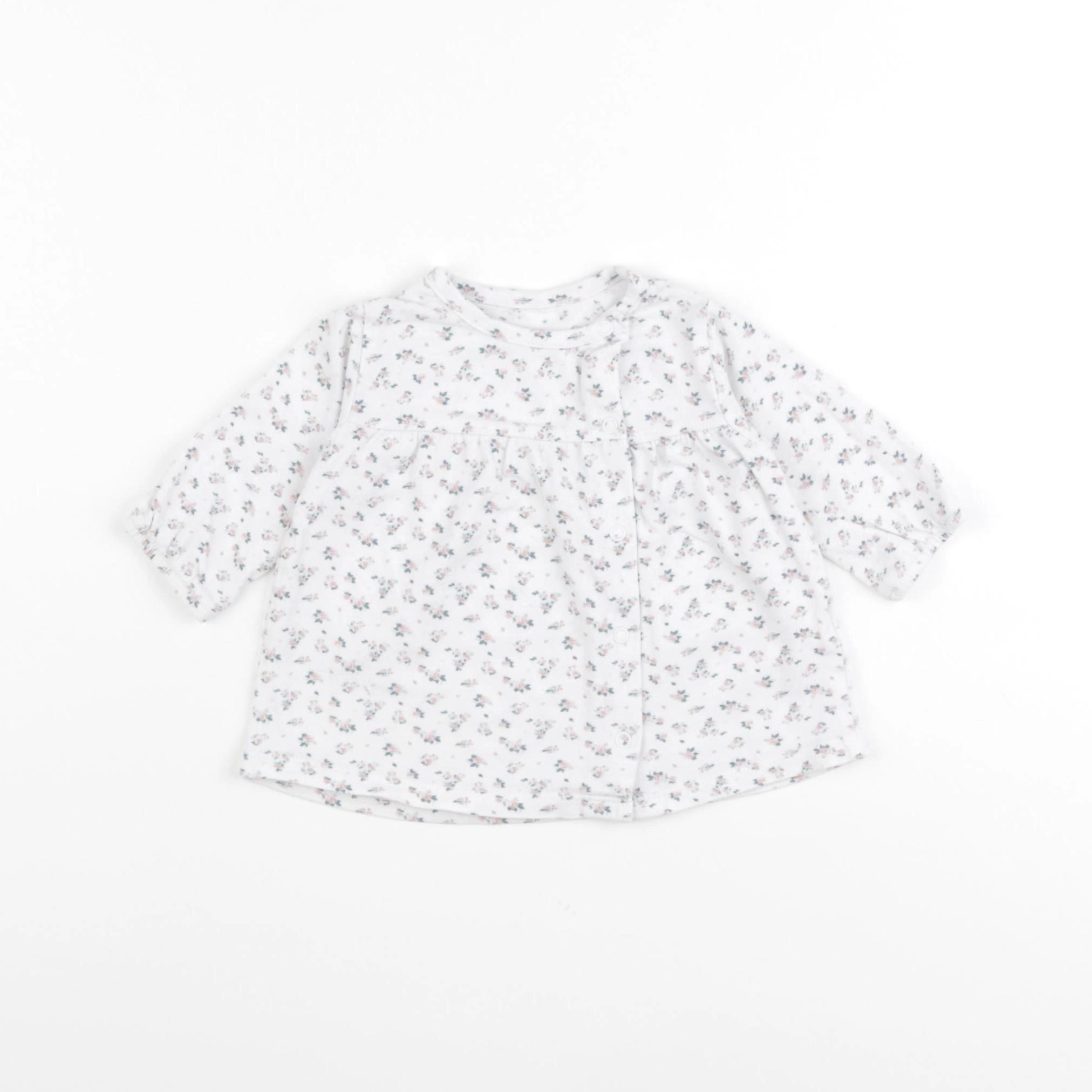 Vertbaudet - tee-shirt blanc - 1 mois