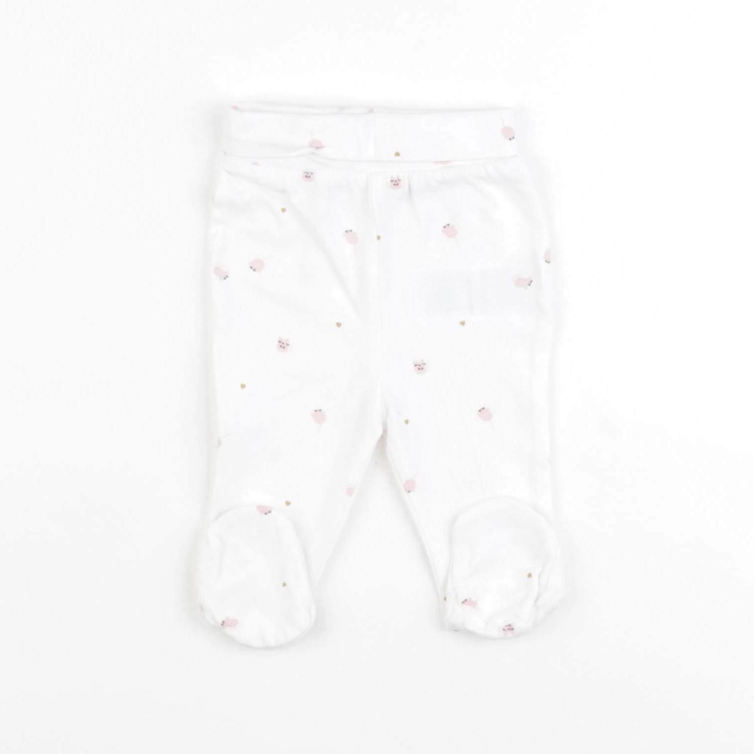 Vertbaudet - legging blanc - 1 mois