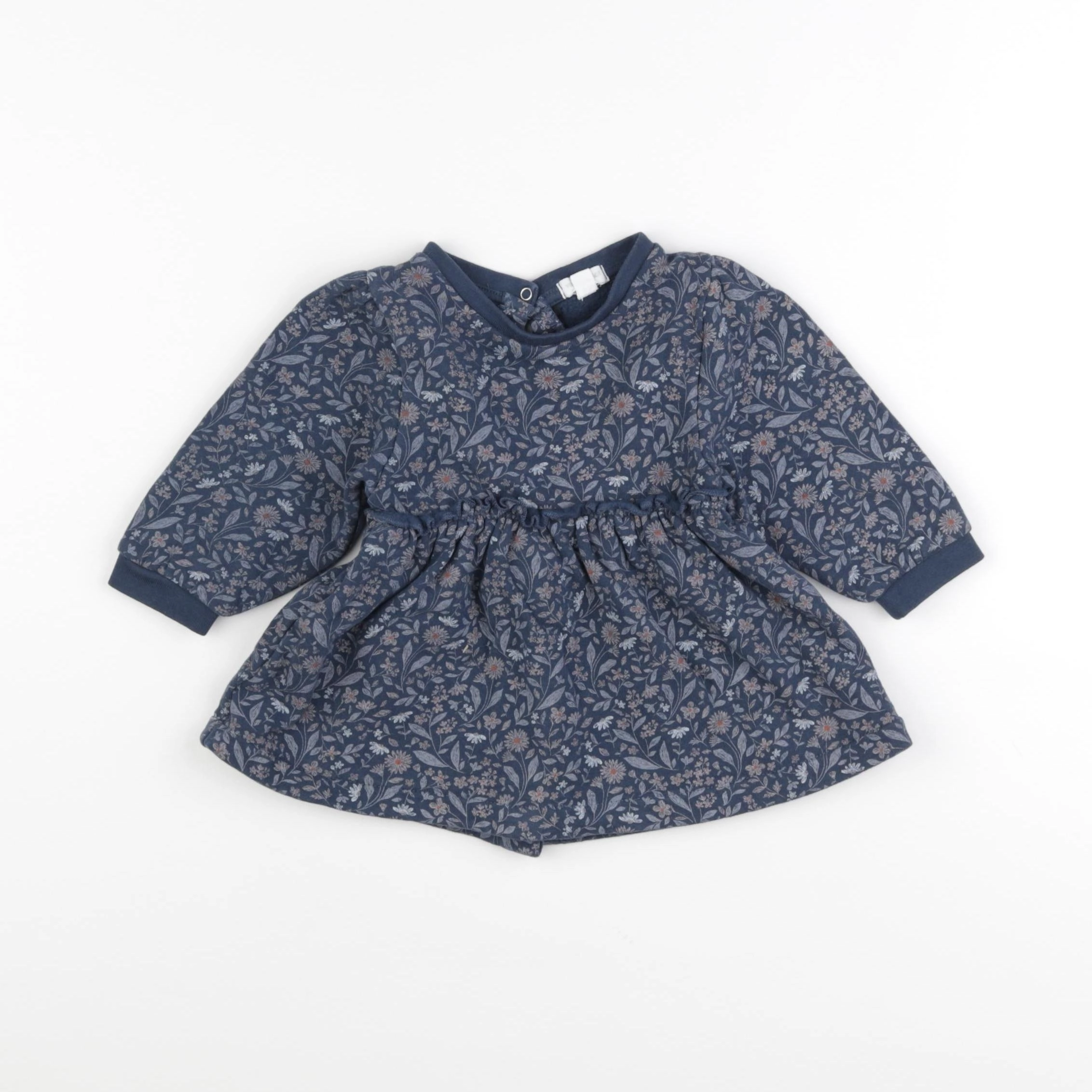 Vertbaudet - robe bleu - 6 mois