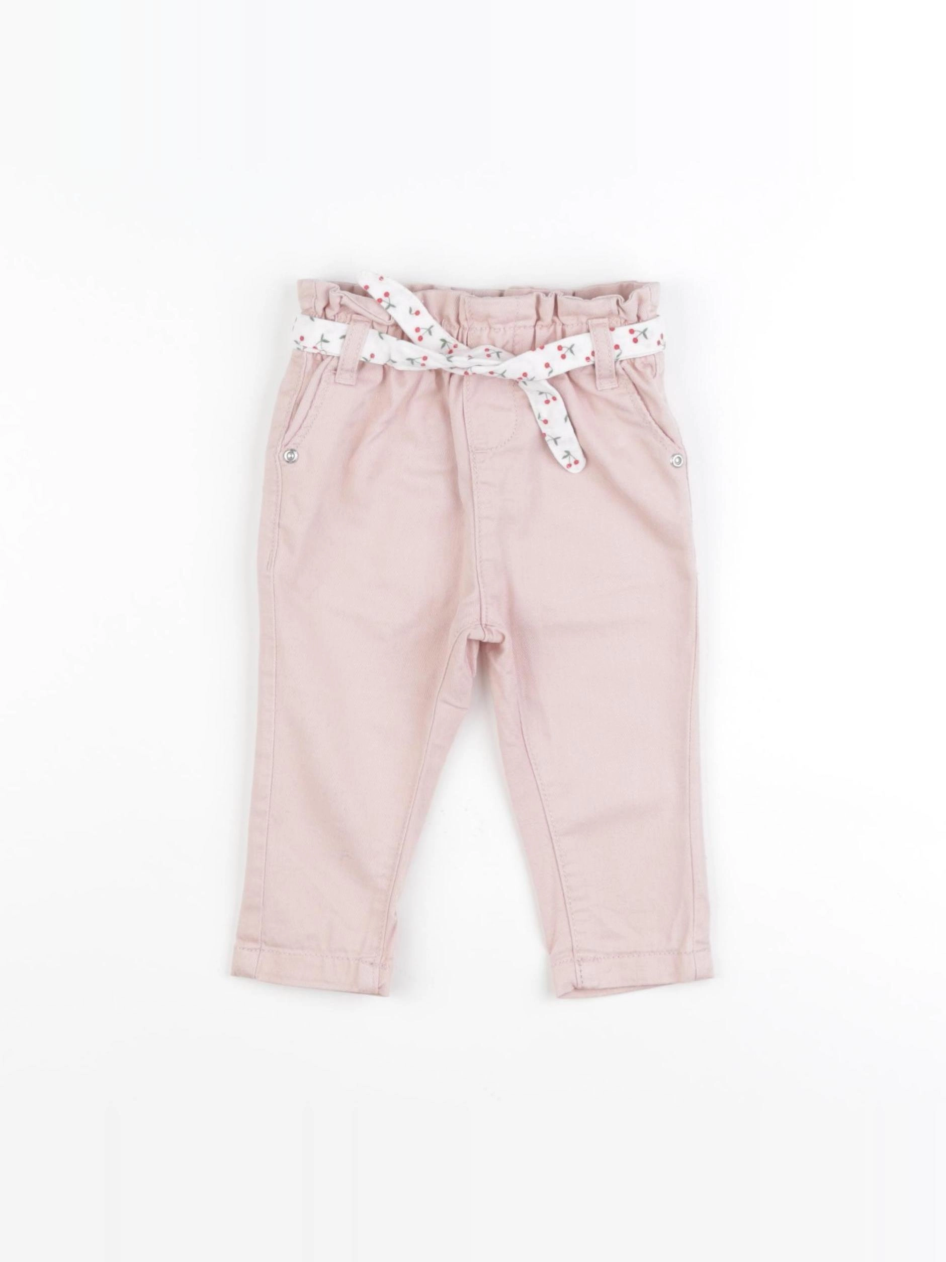 Vertbaudet - pantalon rose - 6 mois