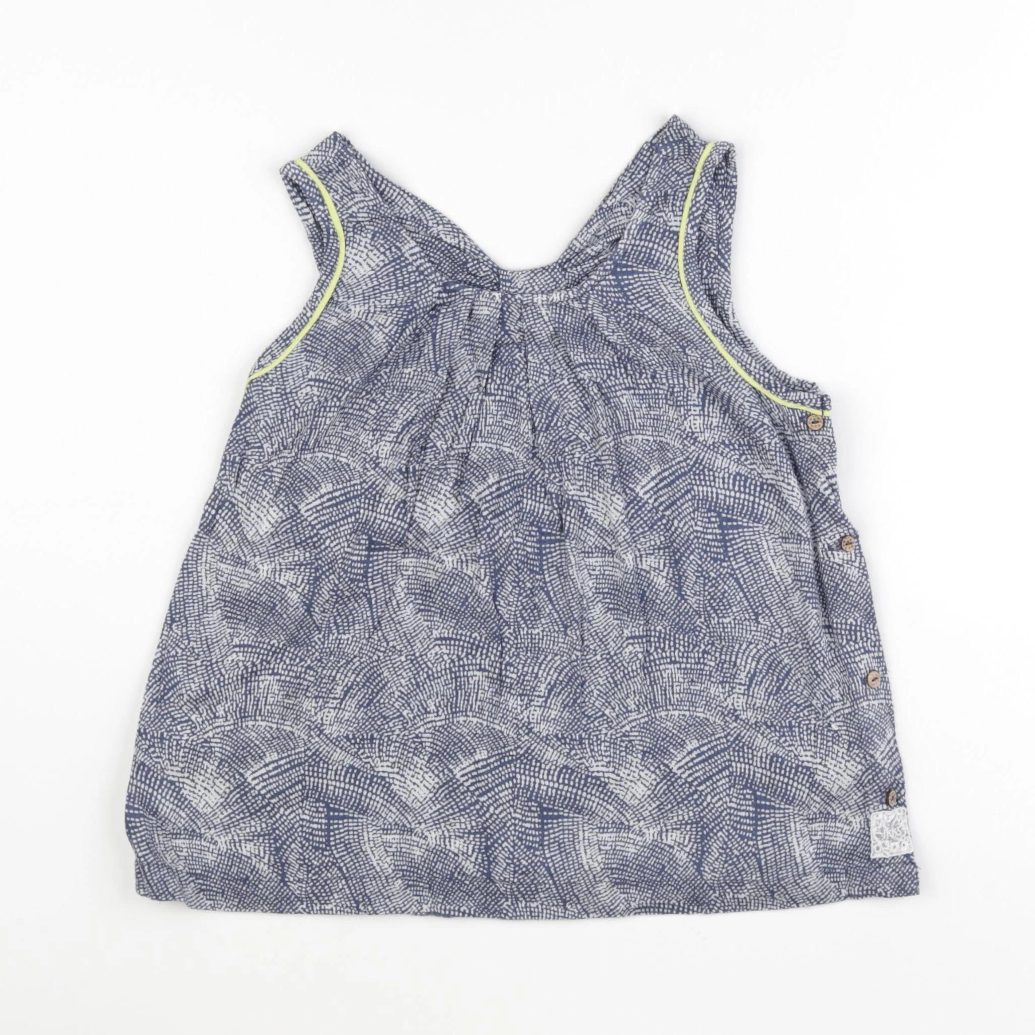 IKKS - blouse bleu - 6 ans