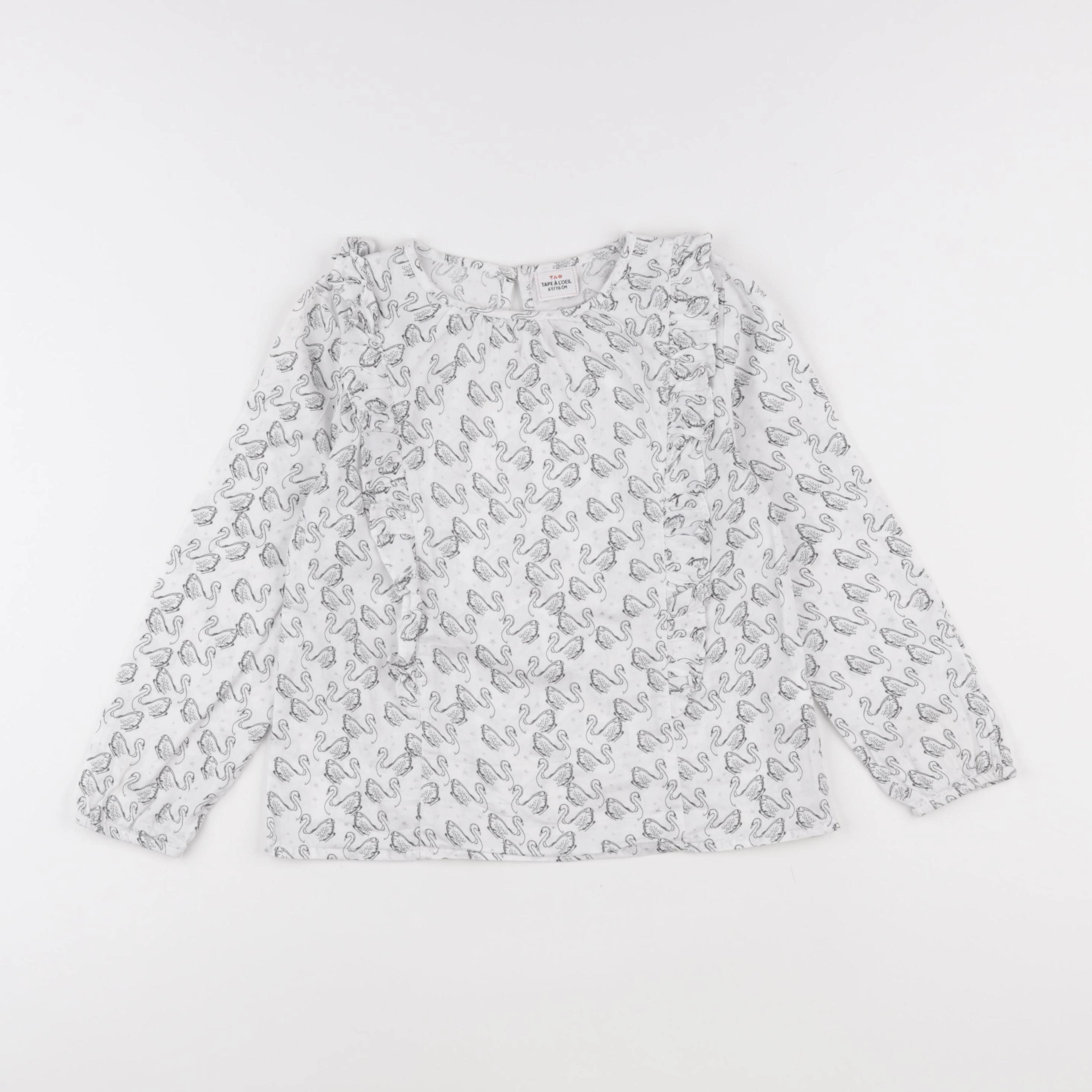 Tape à l'oeil - blouse blanc - 6 ans