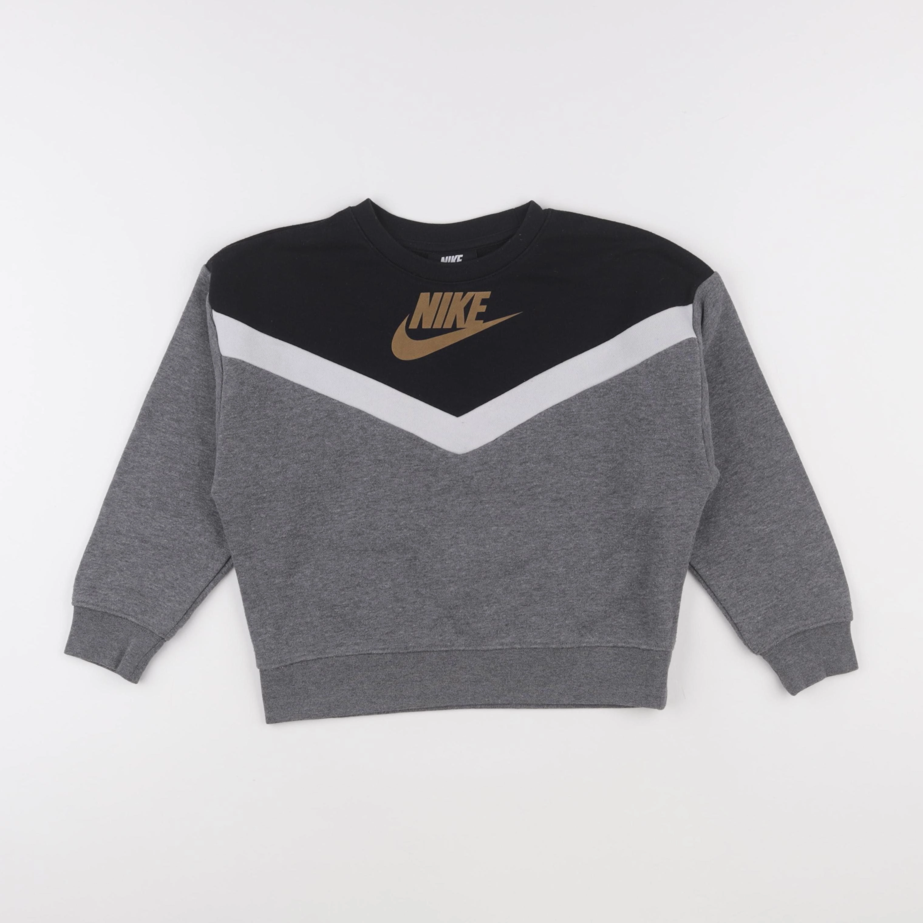 Nike - sweat gris, noir - 5/6 ans