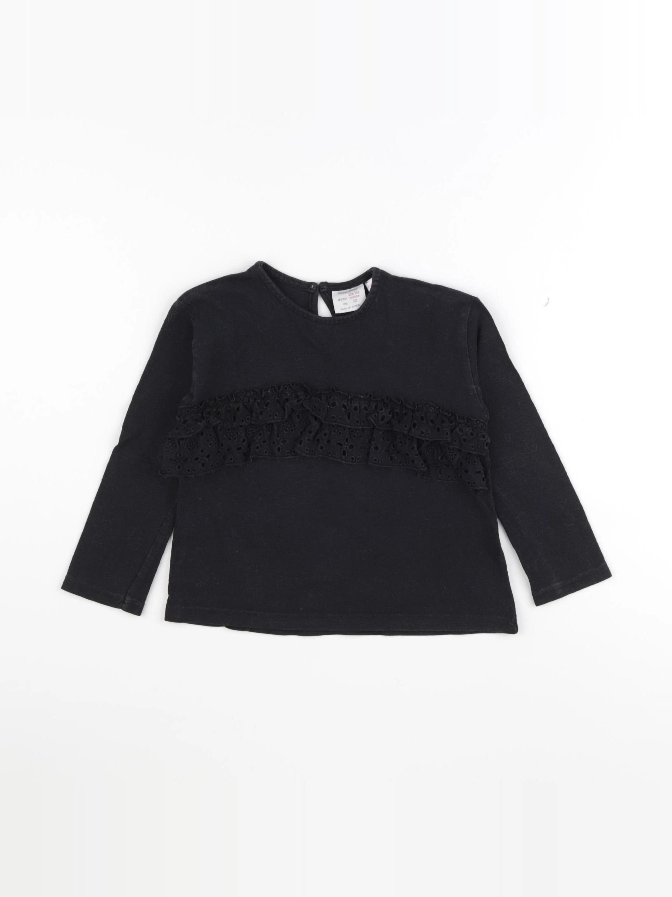 Zara - tee-shirt noir - 18/24 mois