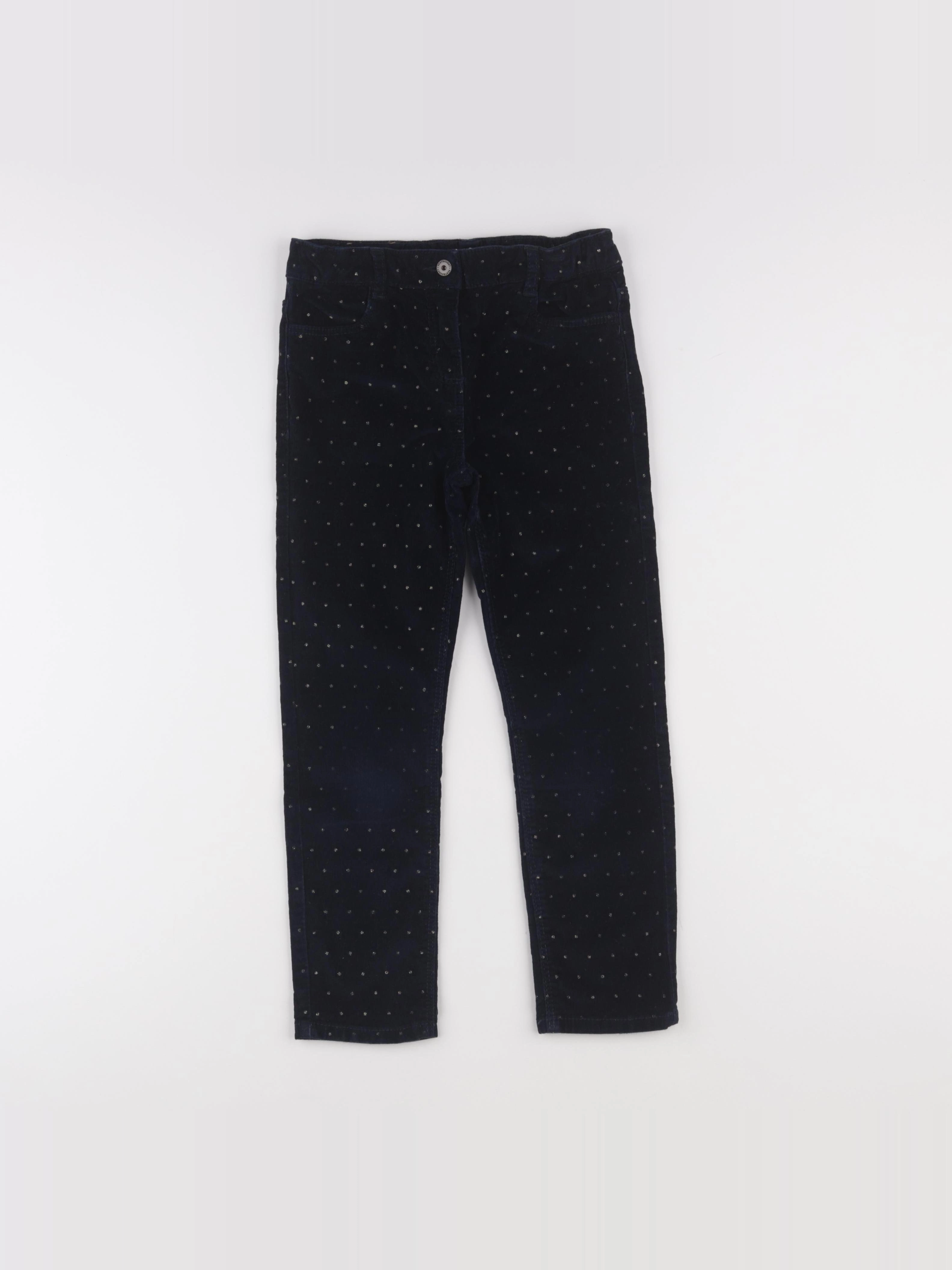 Vertbaudet - pantalon bleu - 7 ans