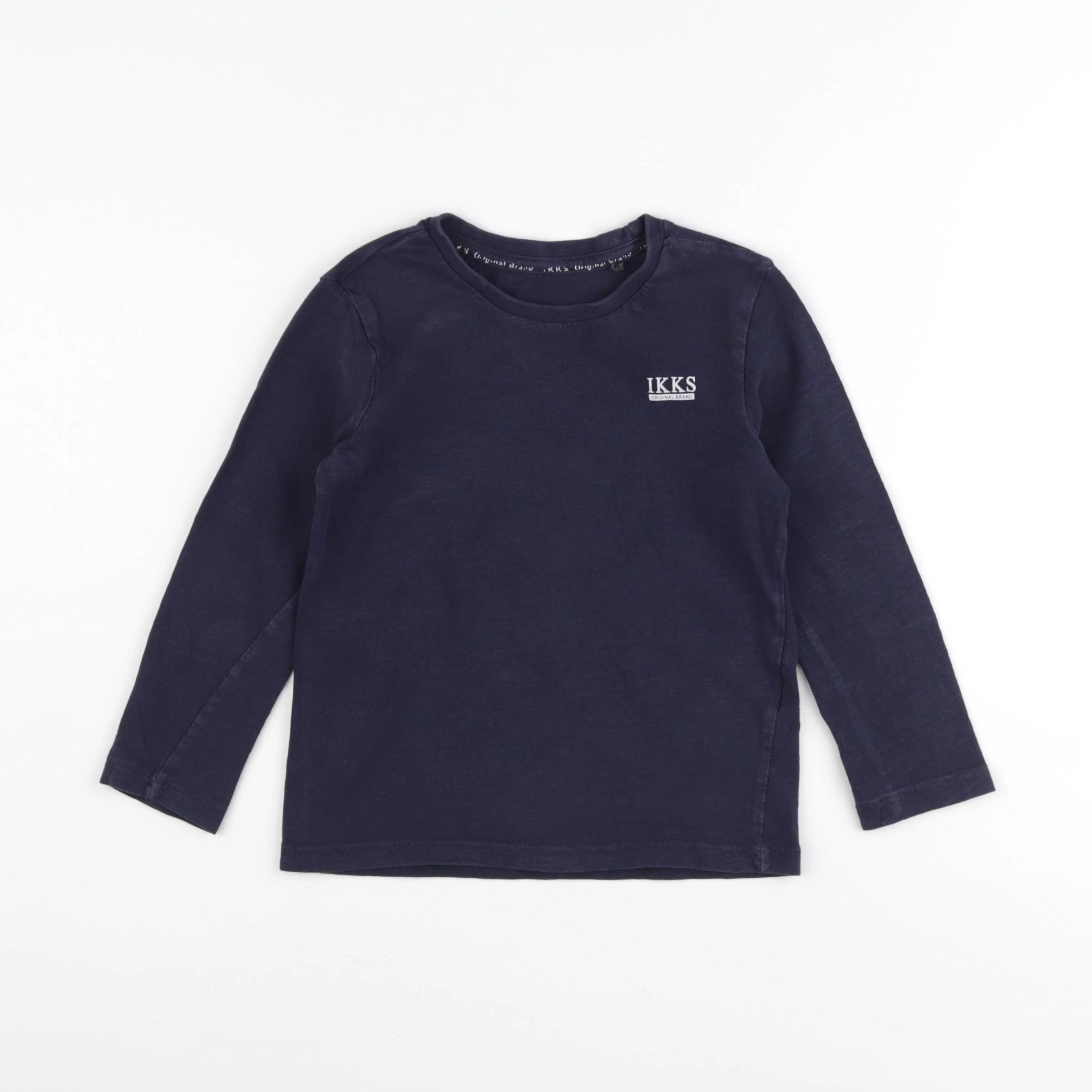 IKKS - tee-shirt bleu - 4 ans