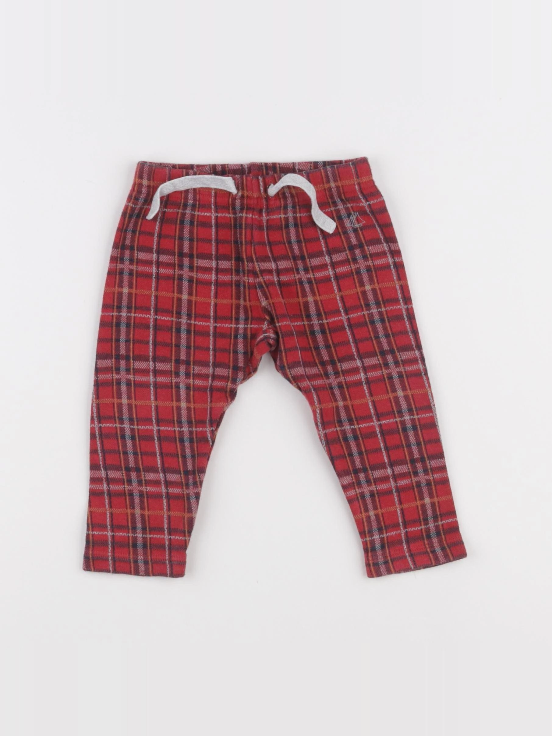 Petit Bateau - pantalon rouge - 12 mois