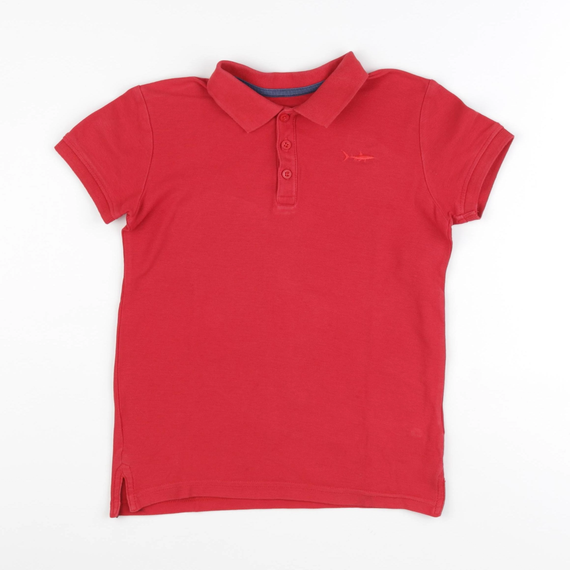 Vertbaudet - polo rouge - 8 ans