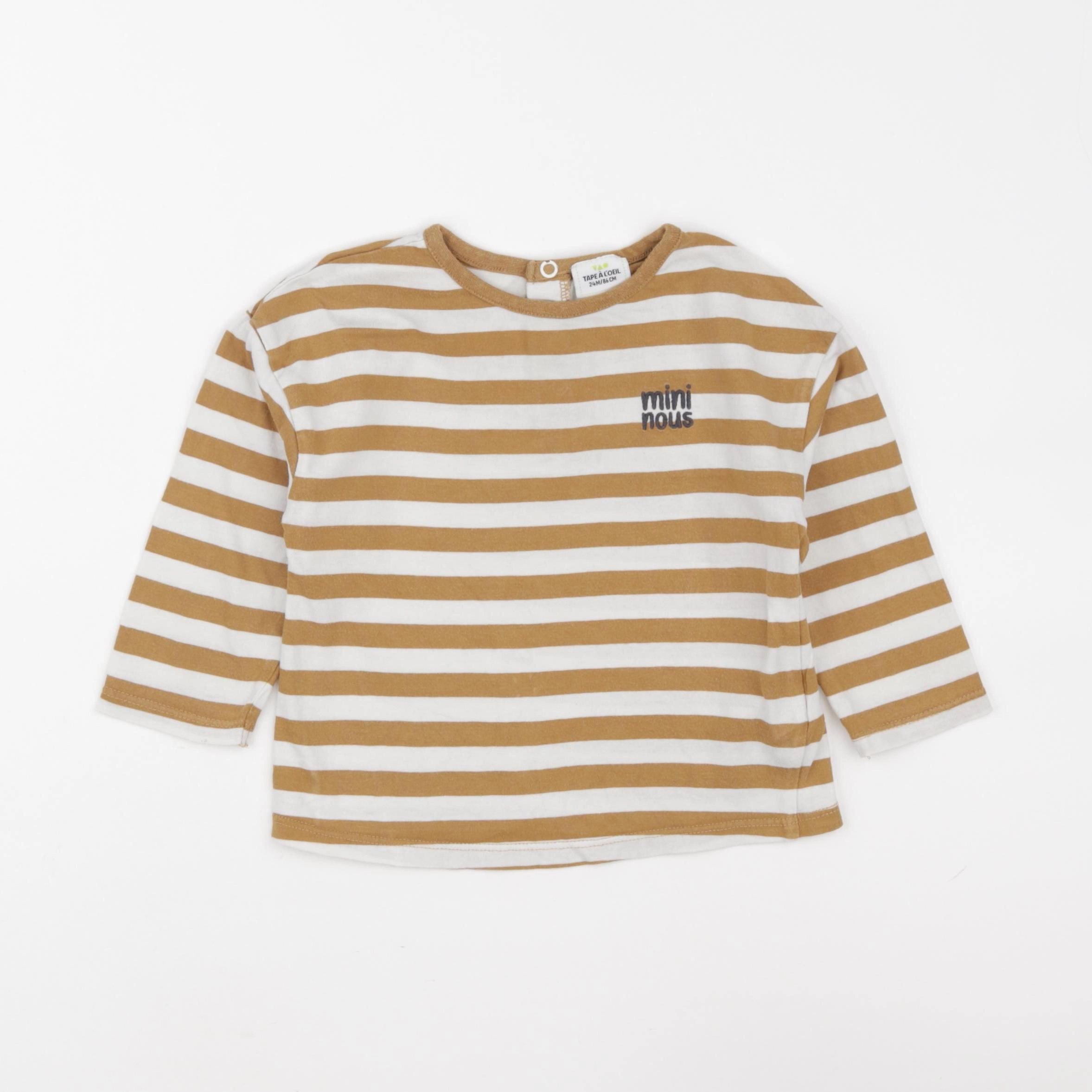 Tape à l'oeil - tee-shirt beige - 24 mois
