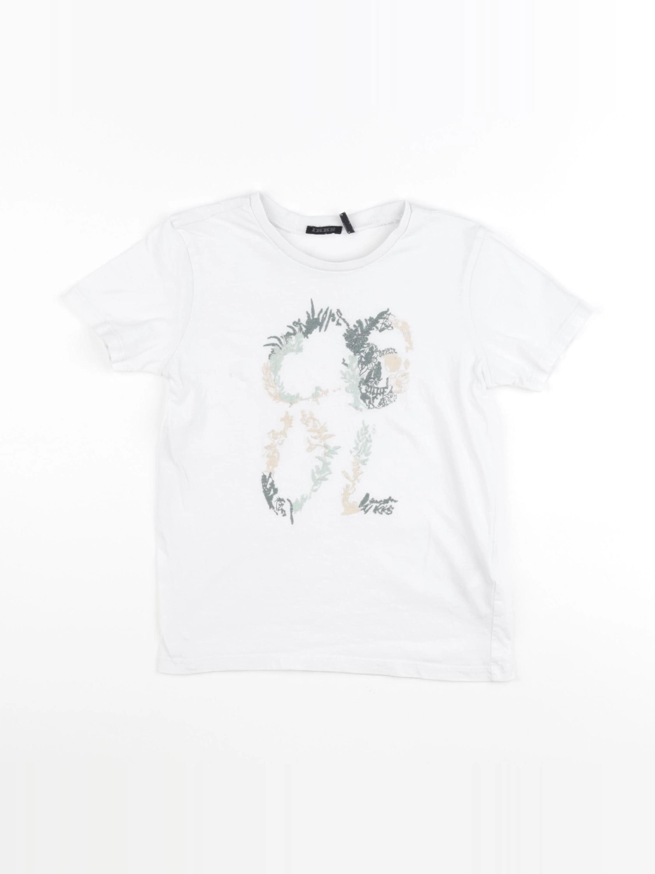 IKKS - tee-shirt blanc - 6 ans