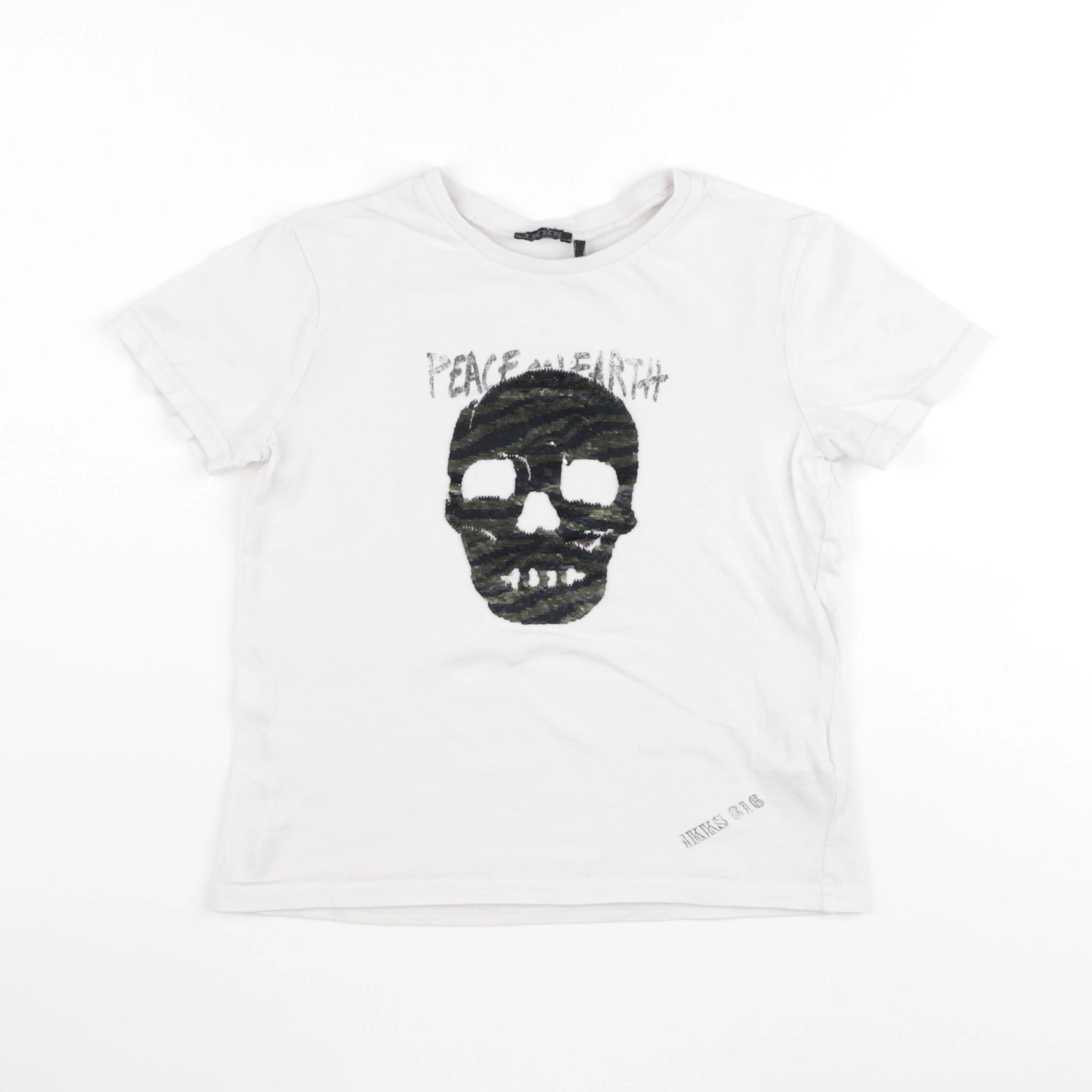 IKKS - tee-shirt blanc - 6 ans