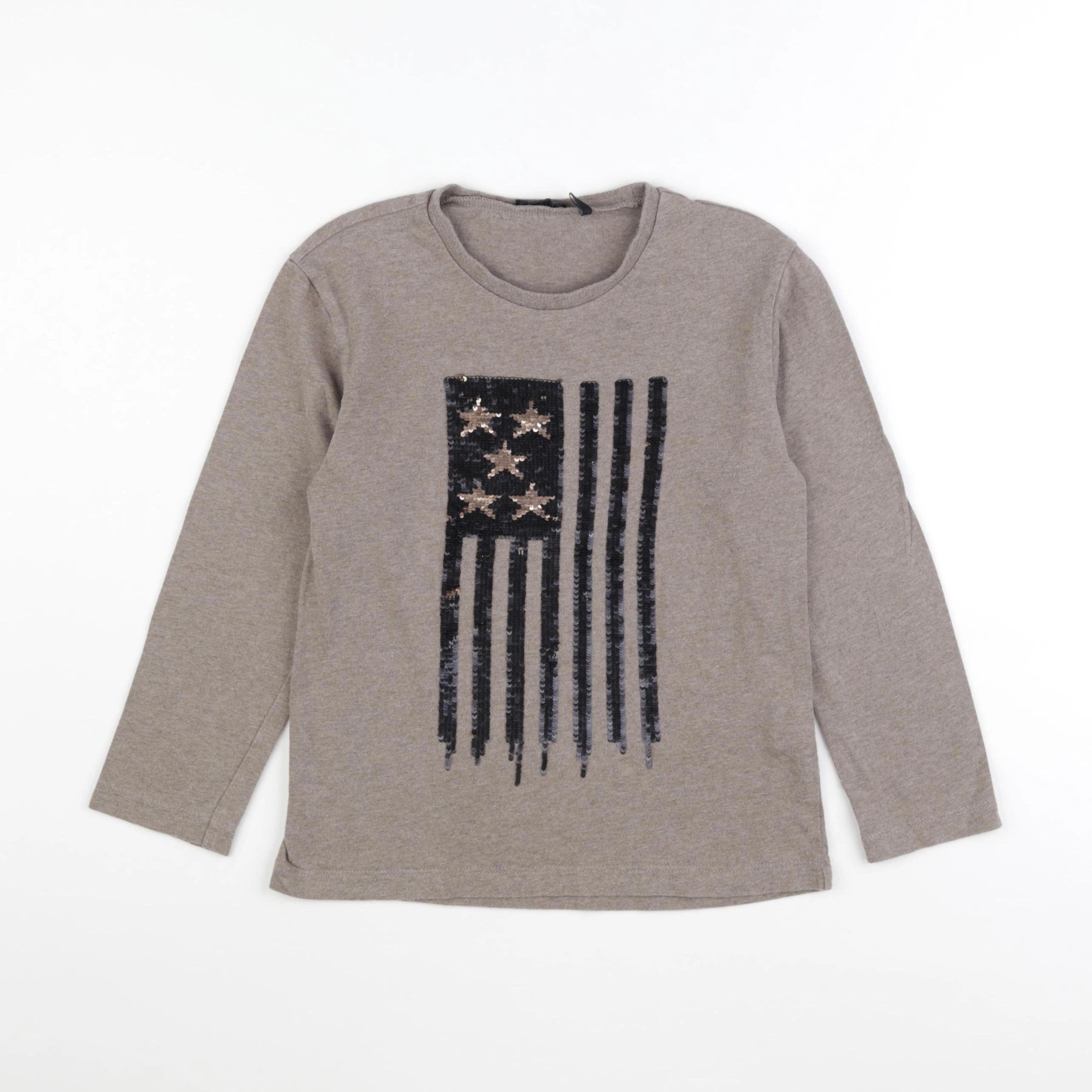 IKKS - tee-shirt marron - 6 ans