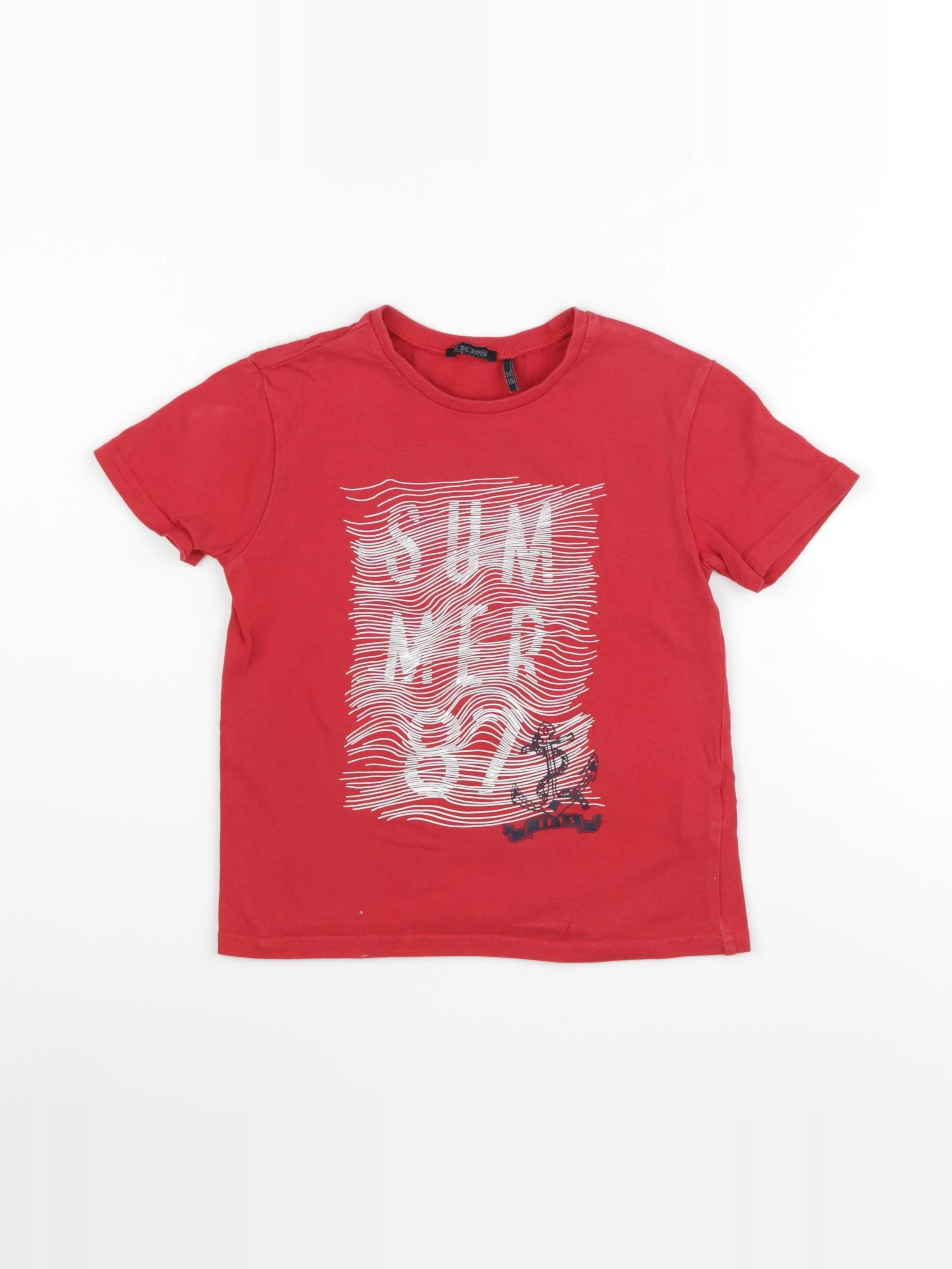 IKKS - tee-shirt rouge - 6 ans