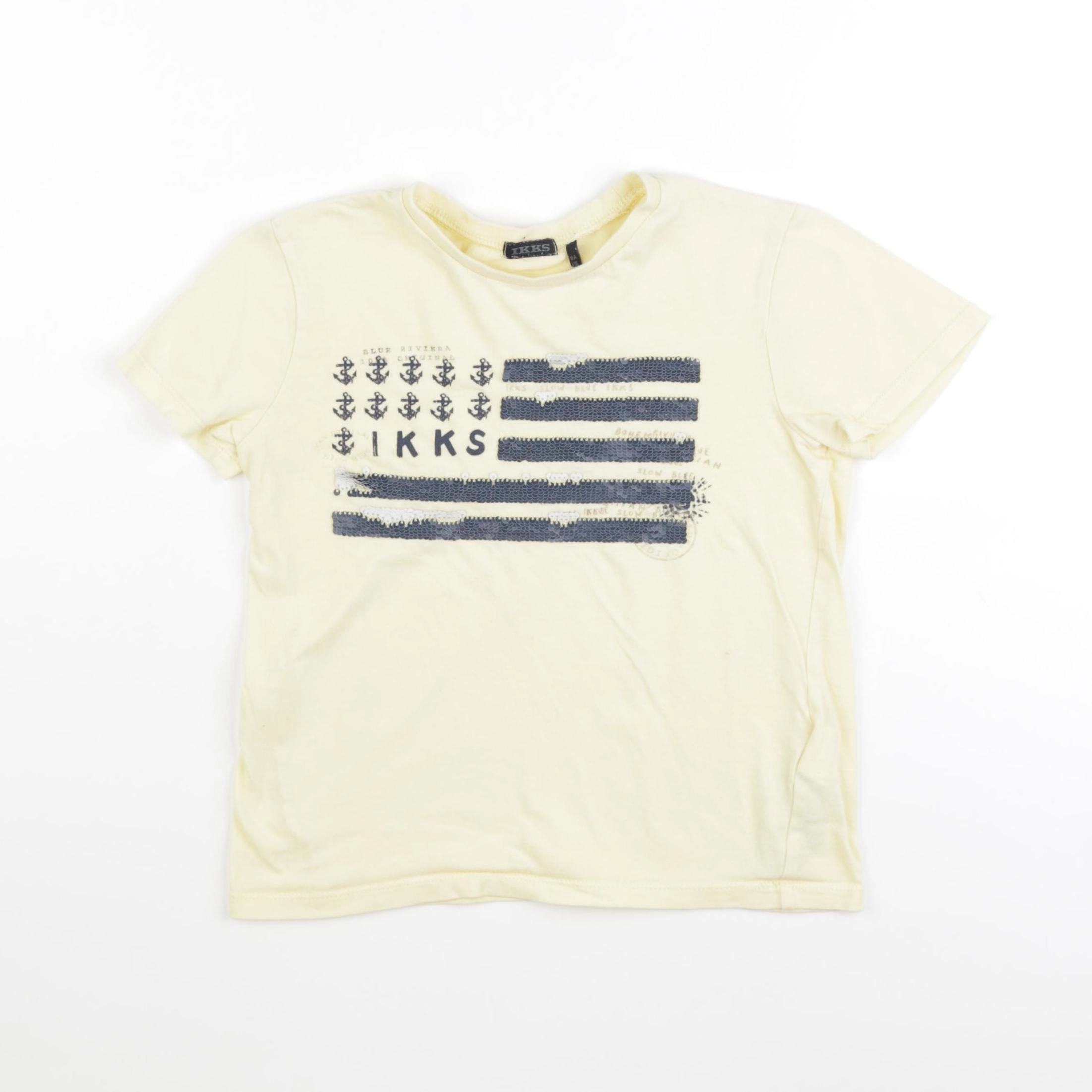 IKKS - tee-shirt jaune - 6 ans