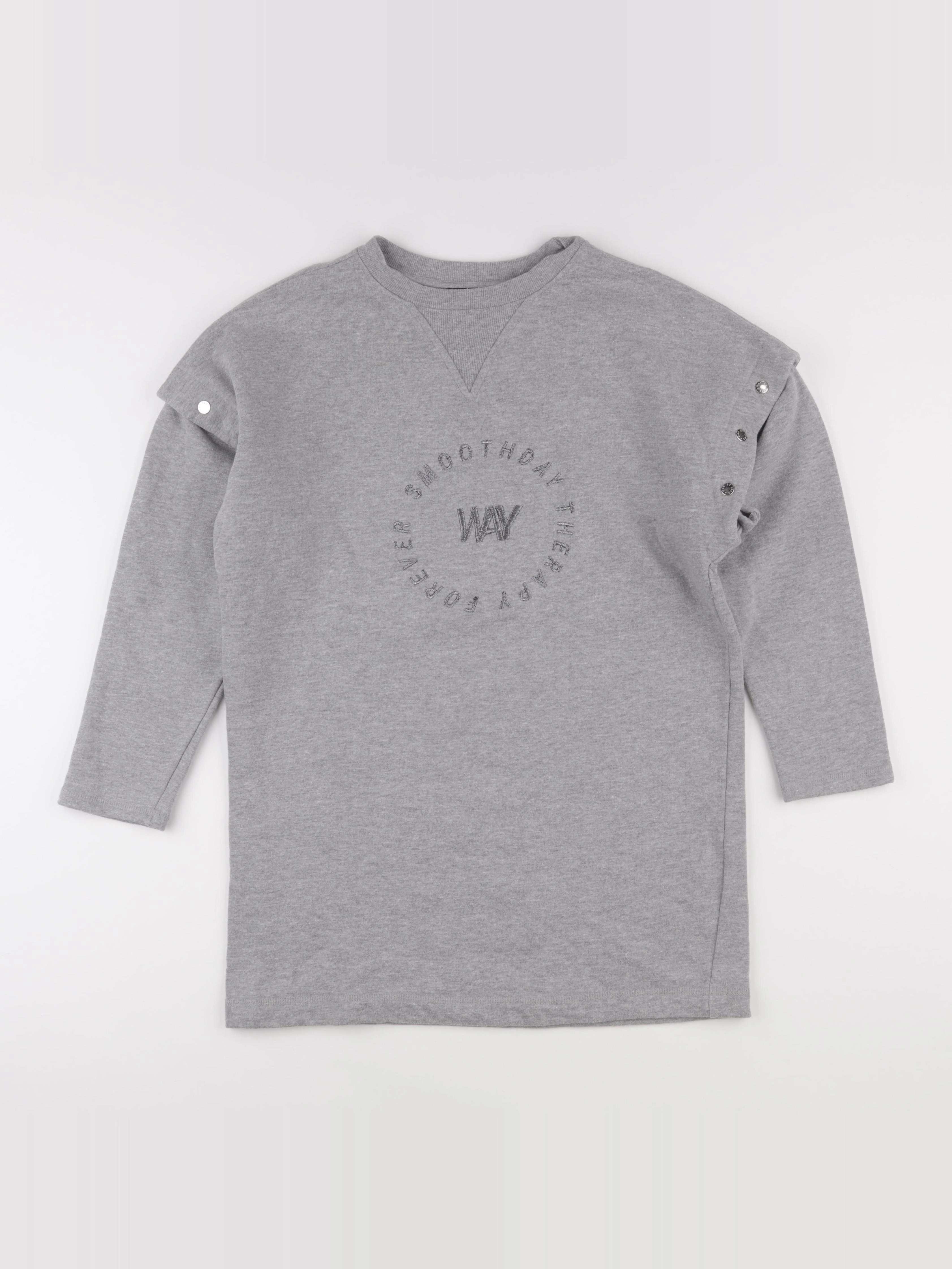 IKKS - robe gris - 12 ans