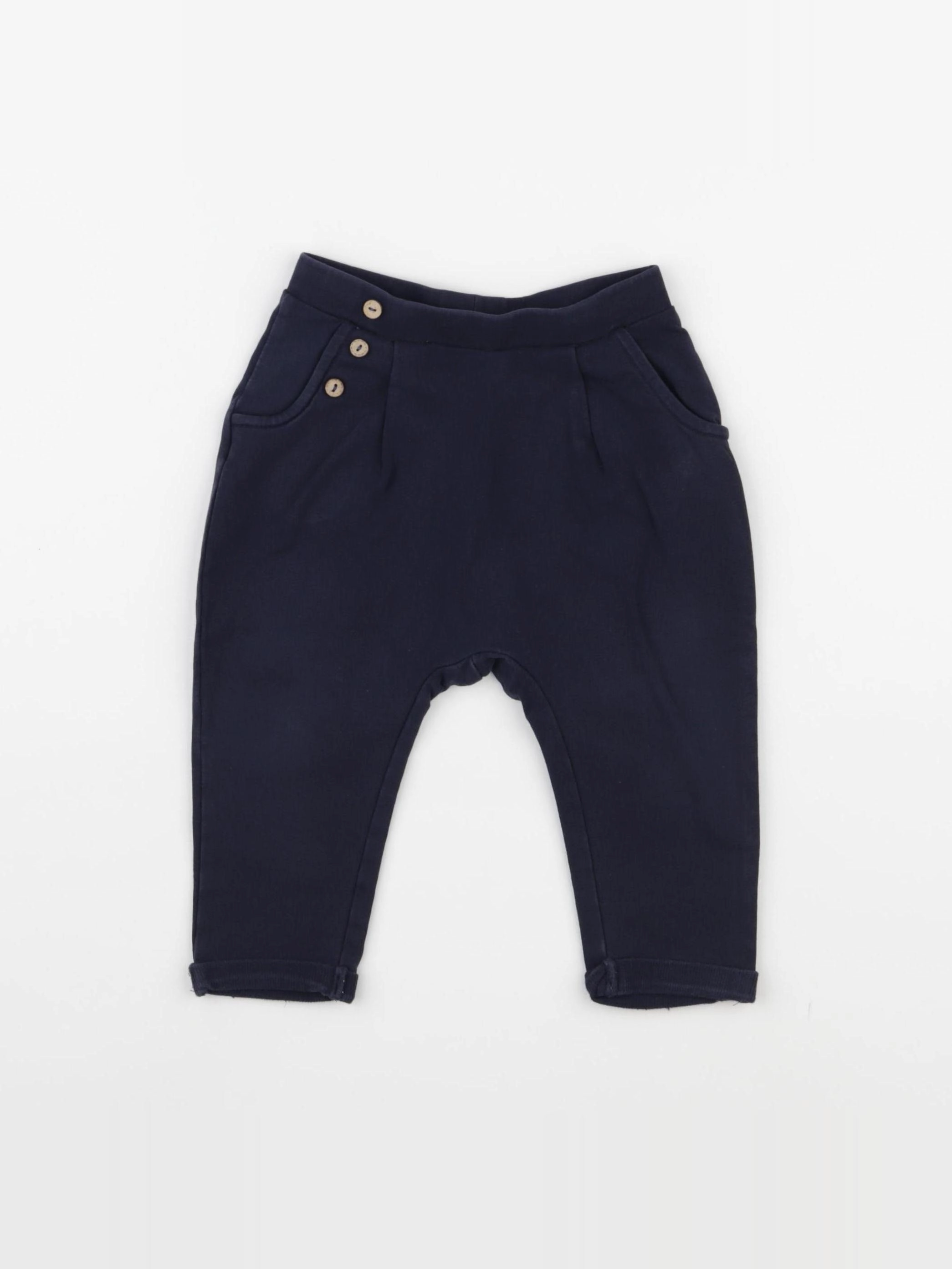 Zara - sarouel bleu - 12/18 mois