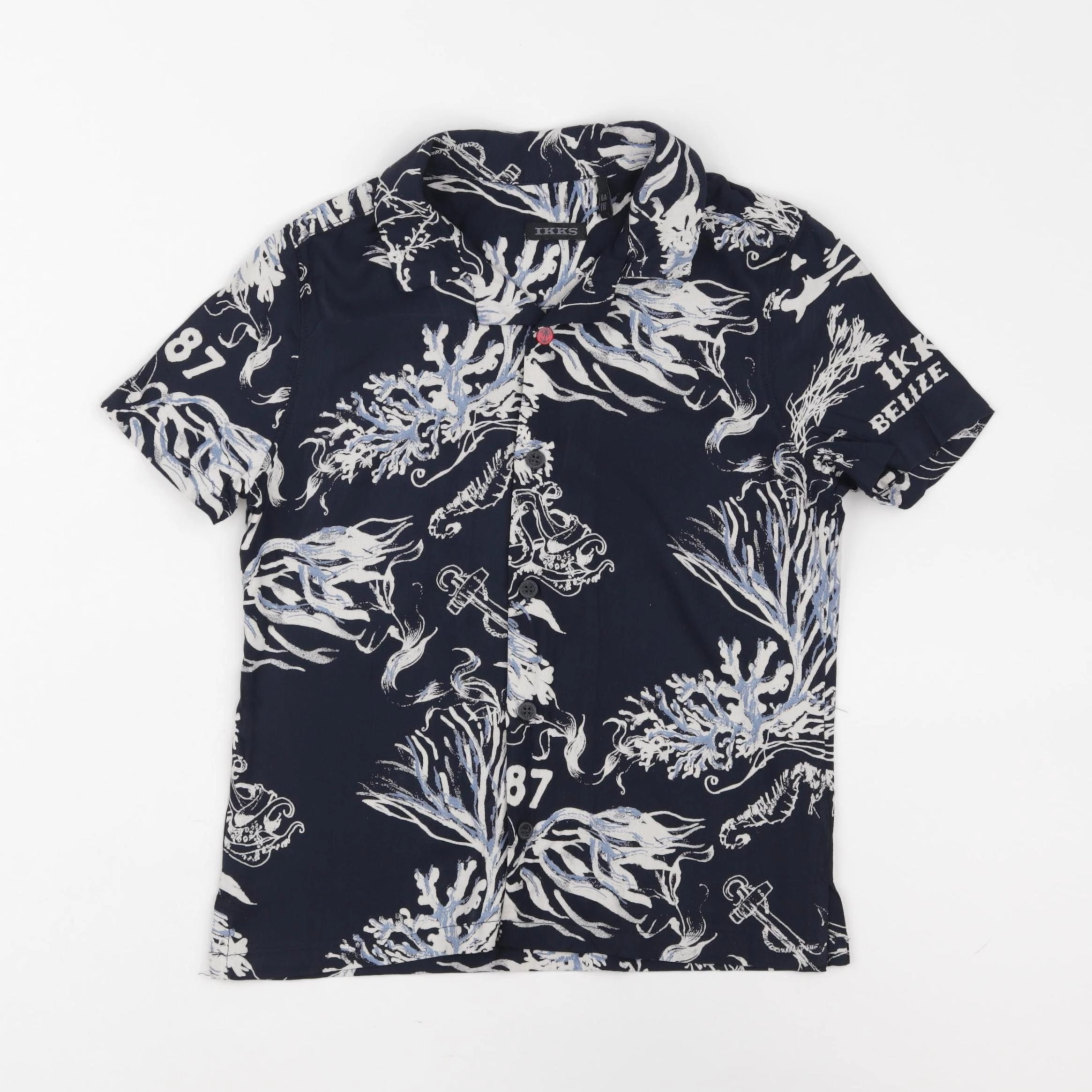 IKKS - chemise bleu - 6 ans