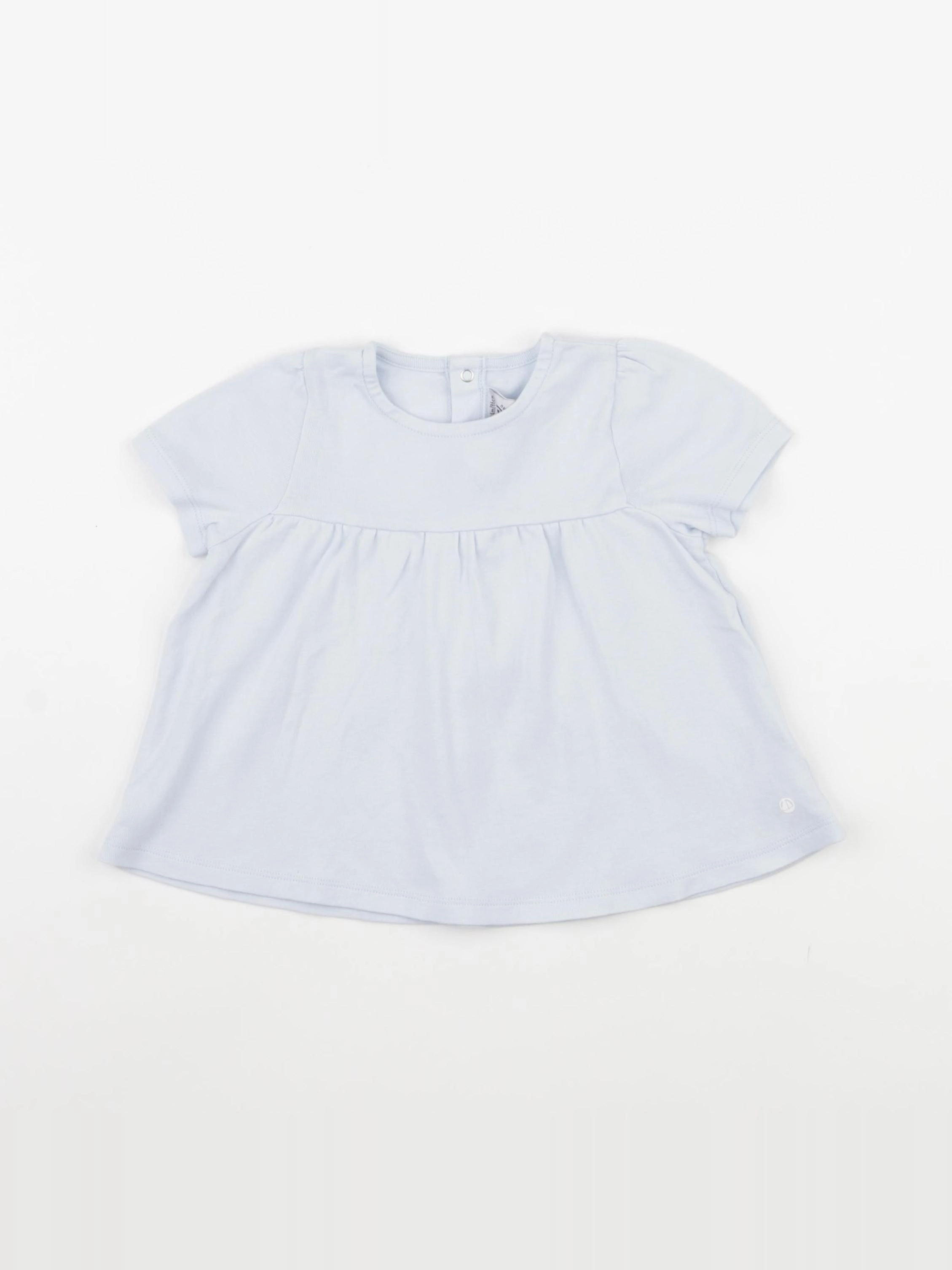 Petit Bateau - tee-shirt bleu - 24 mois