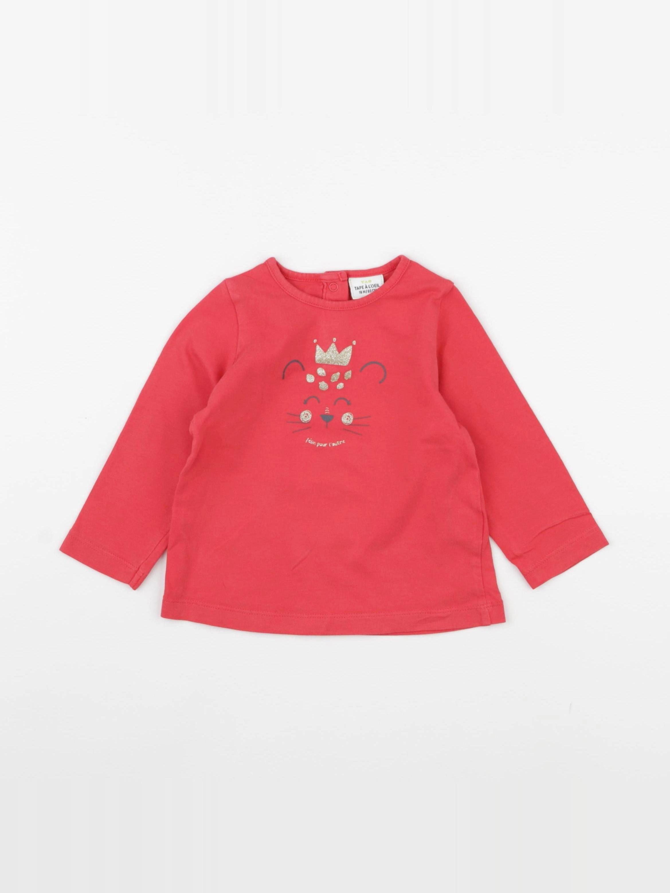 Tape à l'oeil - tee-shirt rose - 18 mois