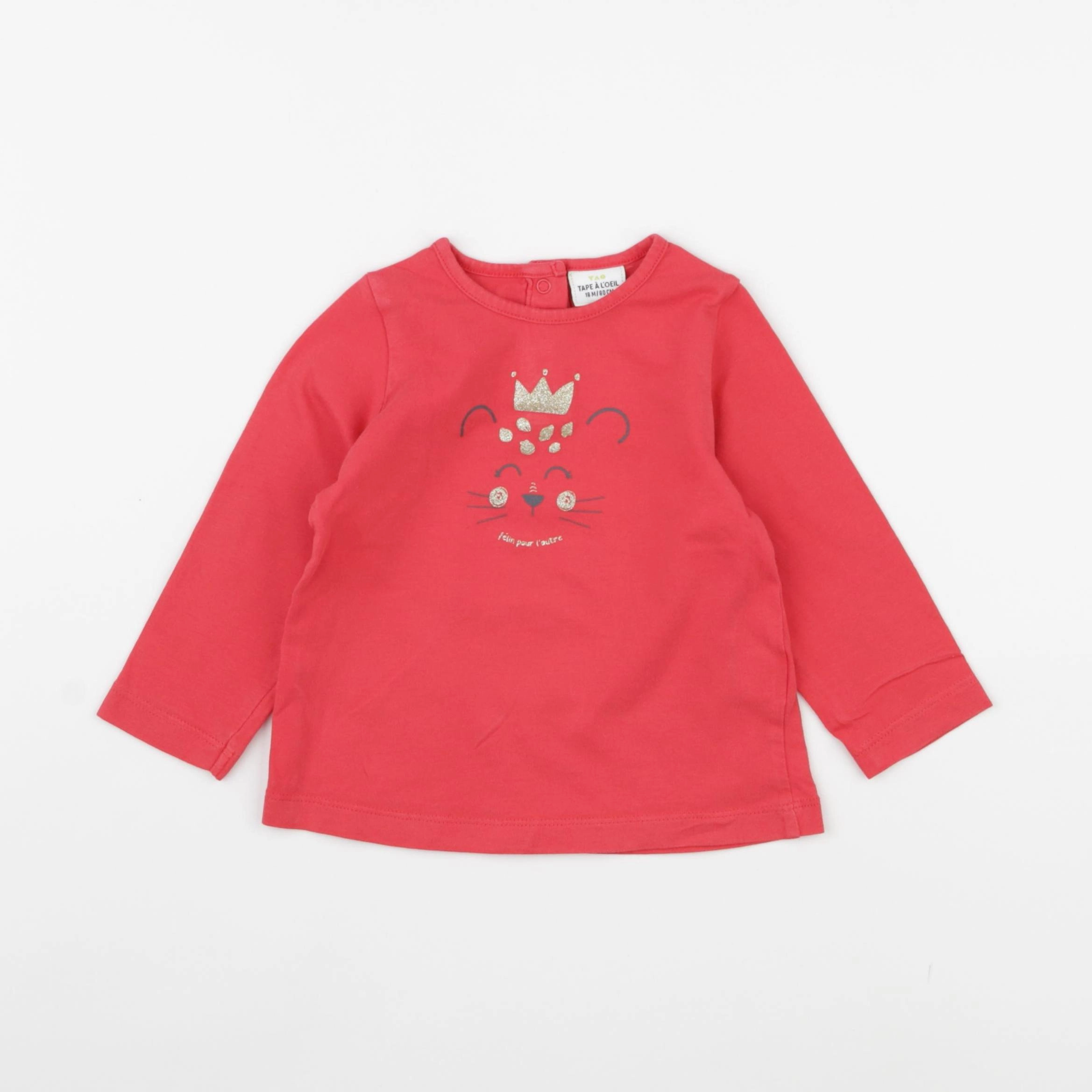 Tape à l'oeil - tee-shirt rose - 18 mois