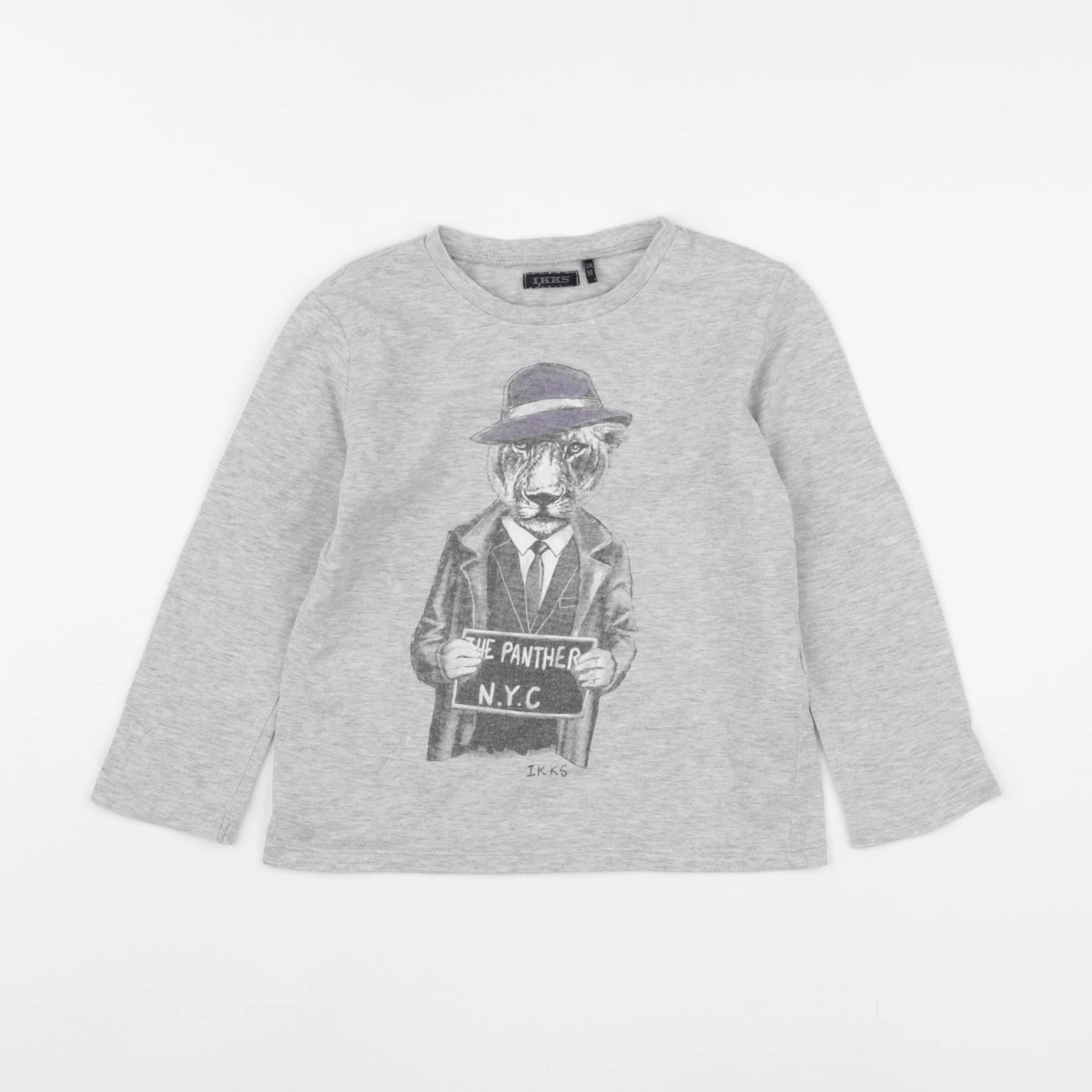 IKKS - tee-shirt gris - 3 ans