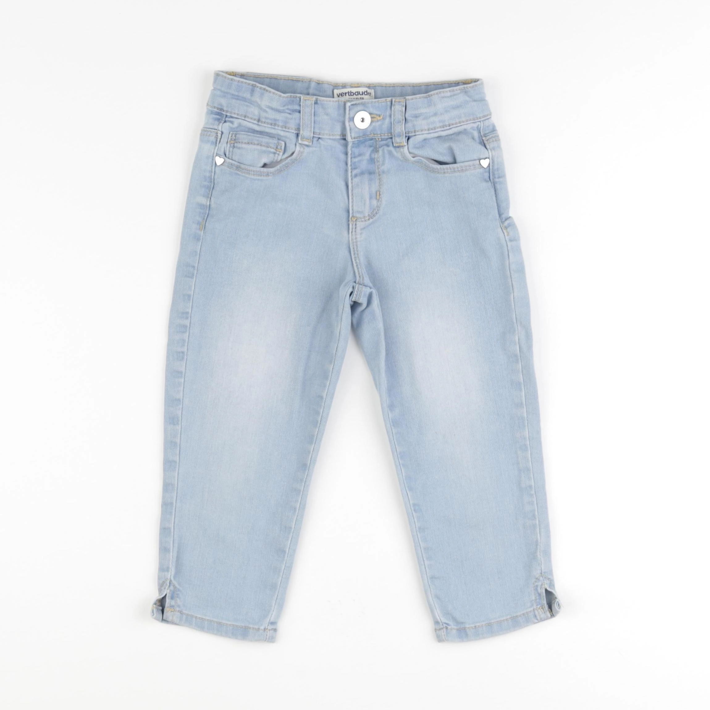 Vertbaudet - pantacourt bleu - 5 ans