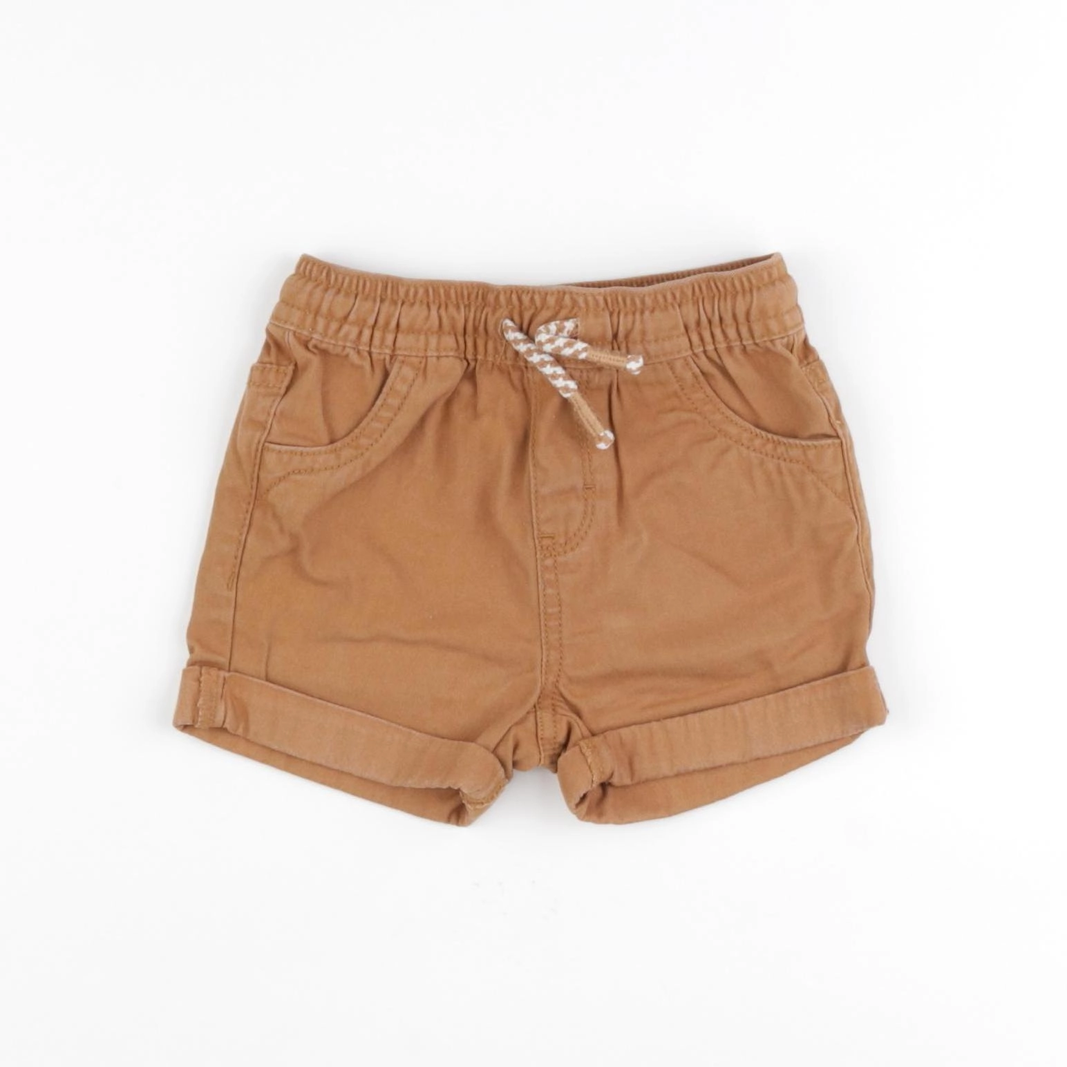 Vertbaudet - short marron - 12 mois