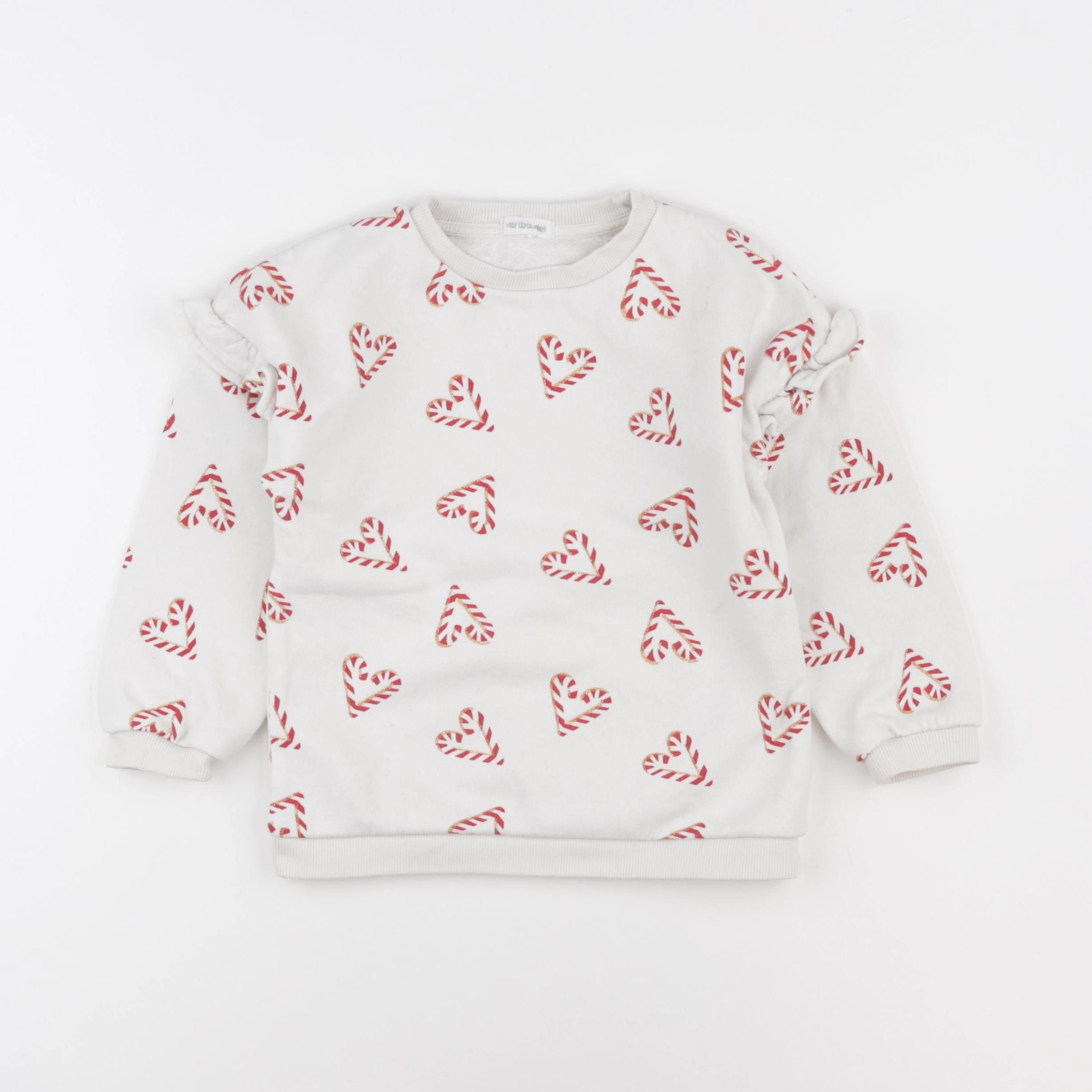 Vertbaudet - sweat multicolore - 4 ans