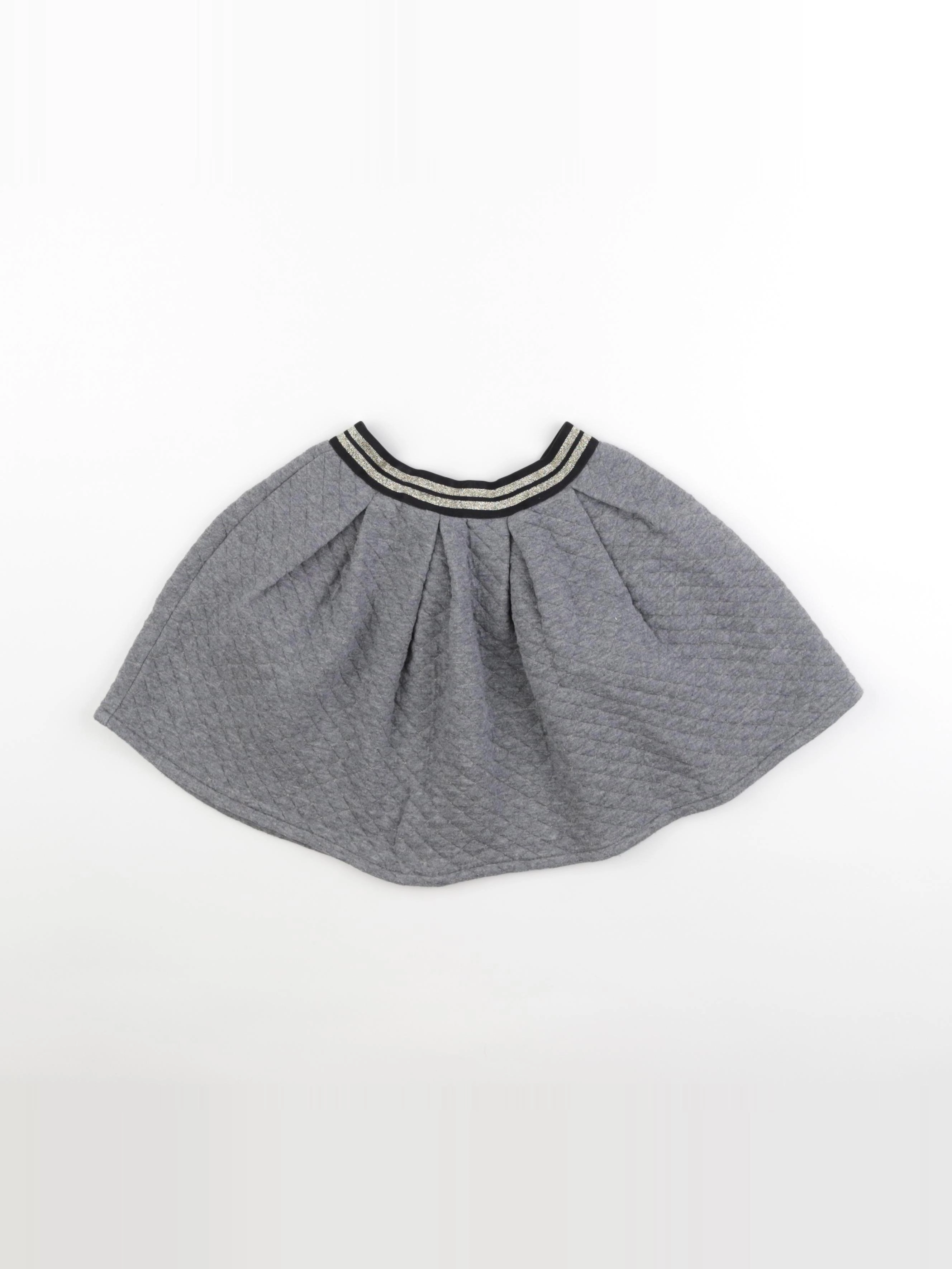 Vertbaudet - jupe gris - 8 ans