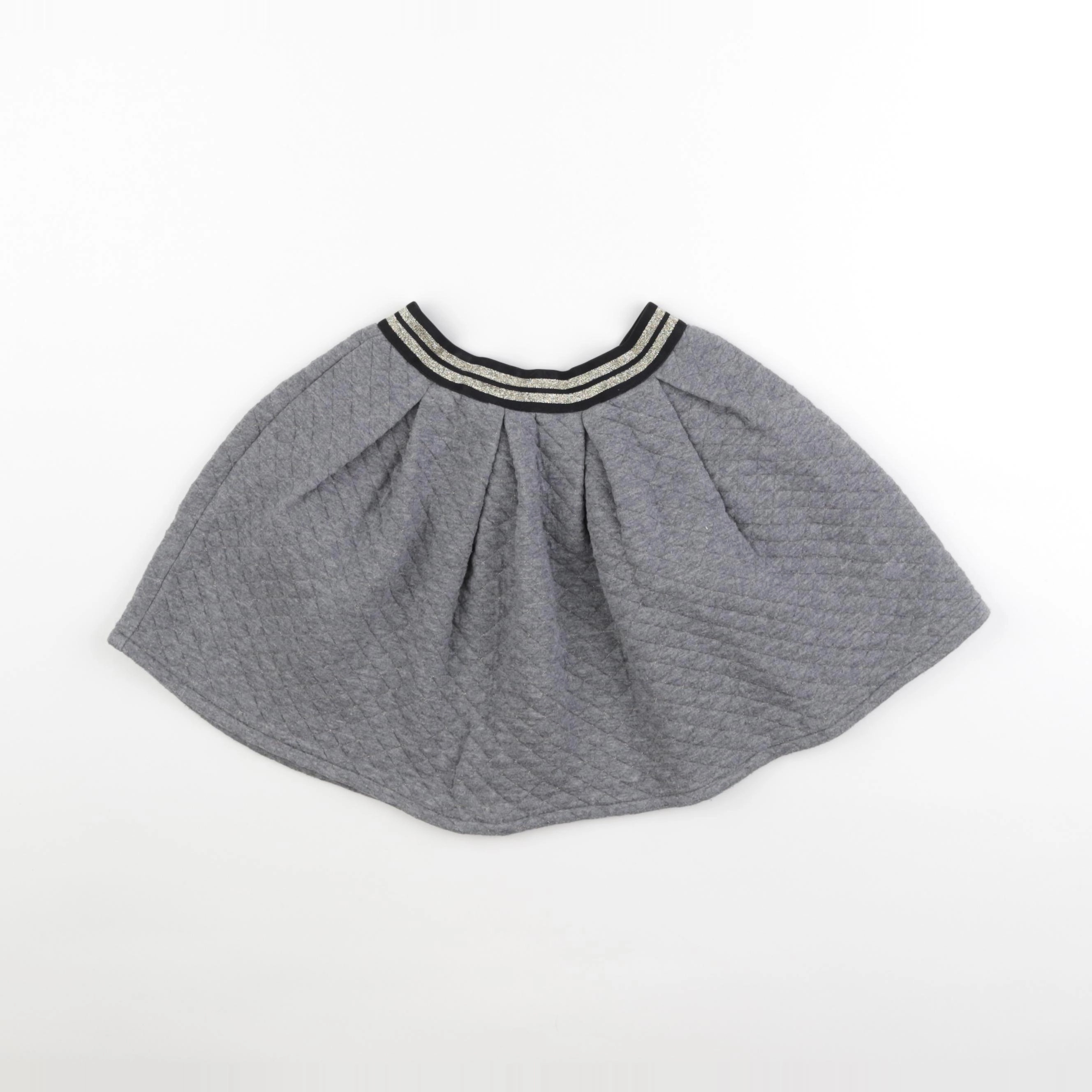 Vertbaudet - jupe gris - 8 ans