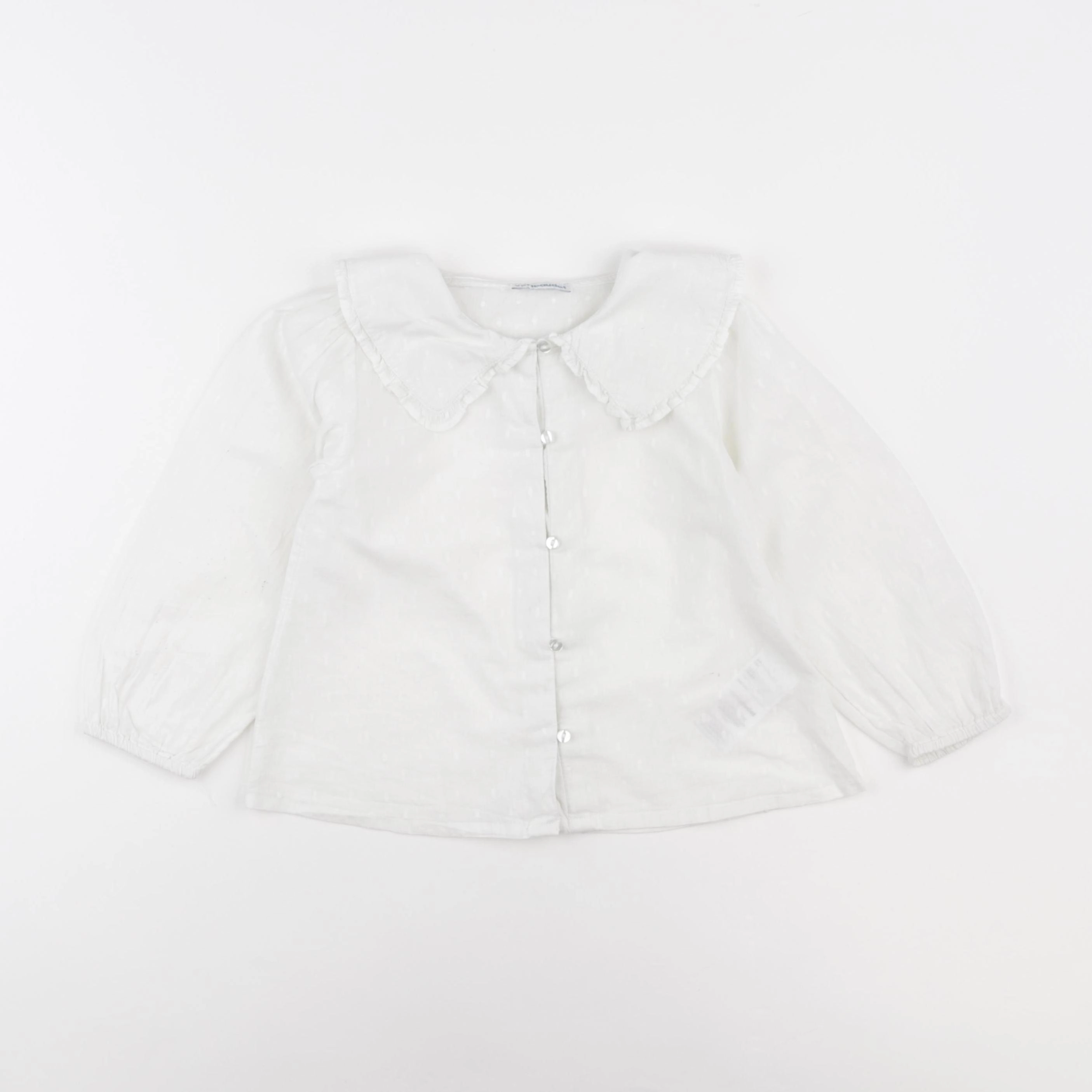 Vertbaudet - blouse blanc - 3 ans