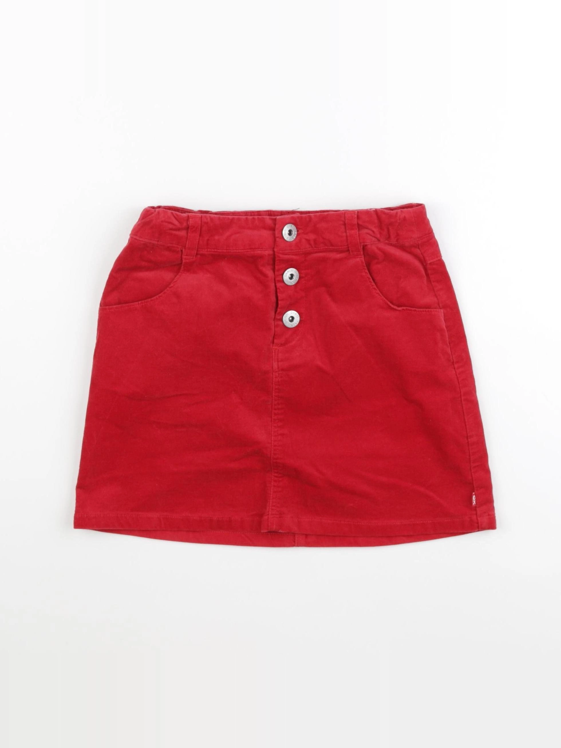 Okaidi - jupe rouge - 8 ans
