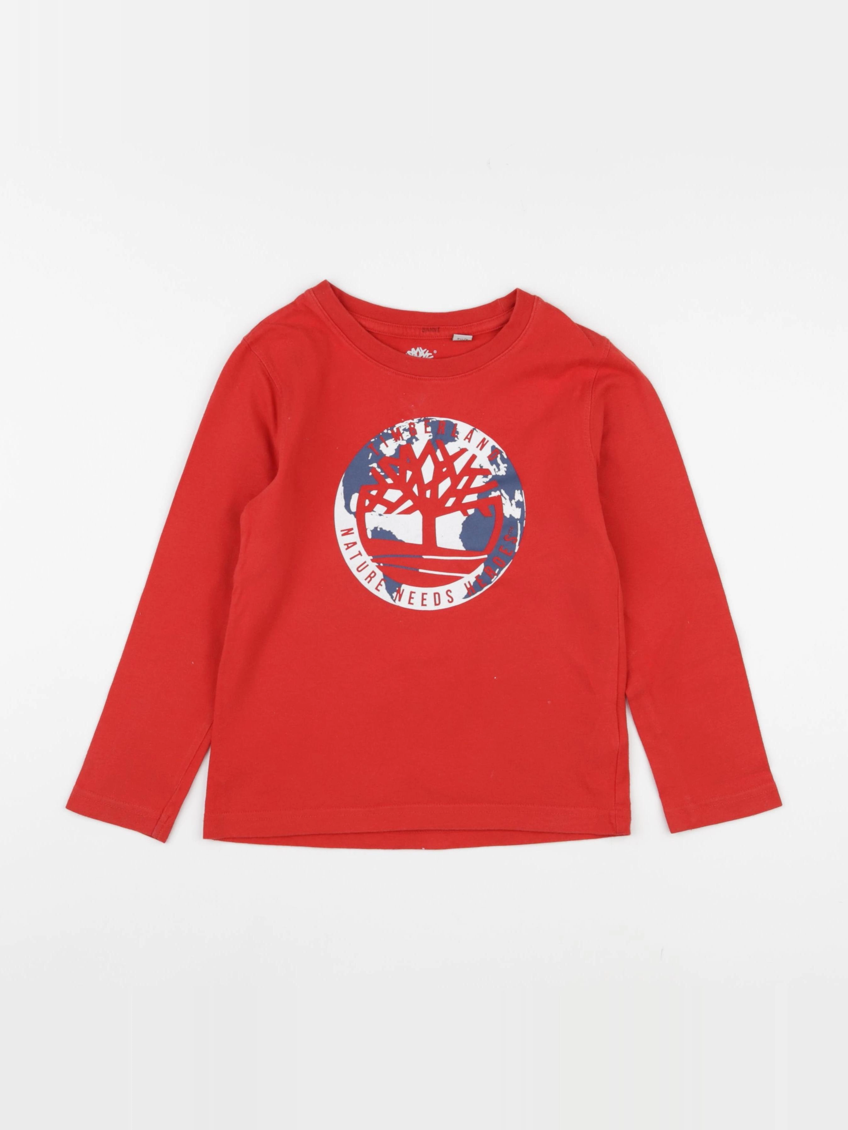 Timberland - tee-shirt rouge - 6 ans