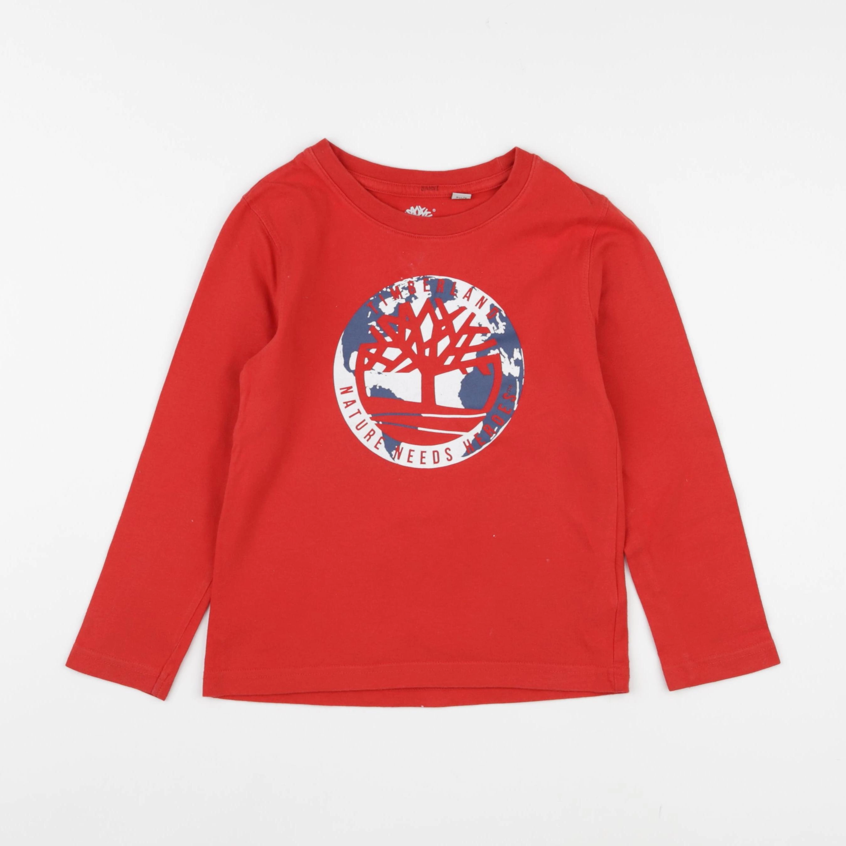 Timberland - tee-shirt rouge - 6 ans