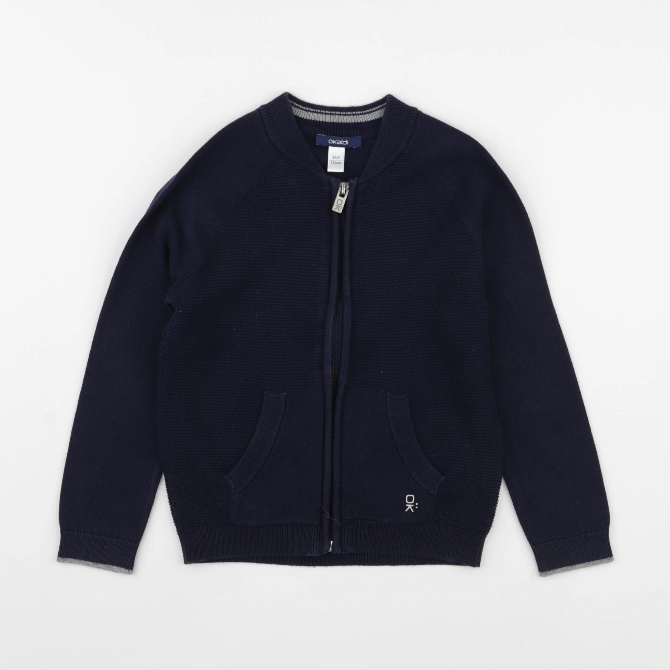 Okaidi - gilet bleu - 4 ans