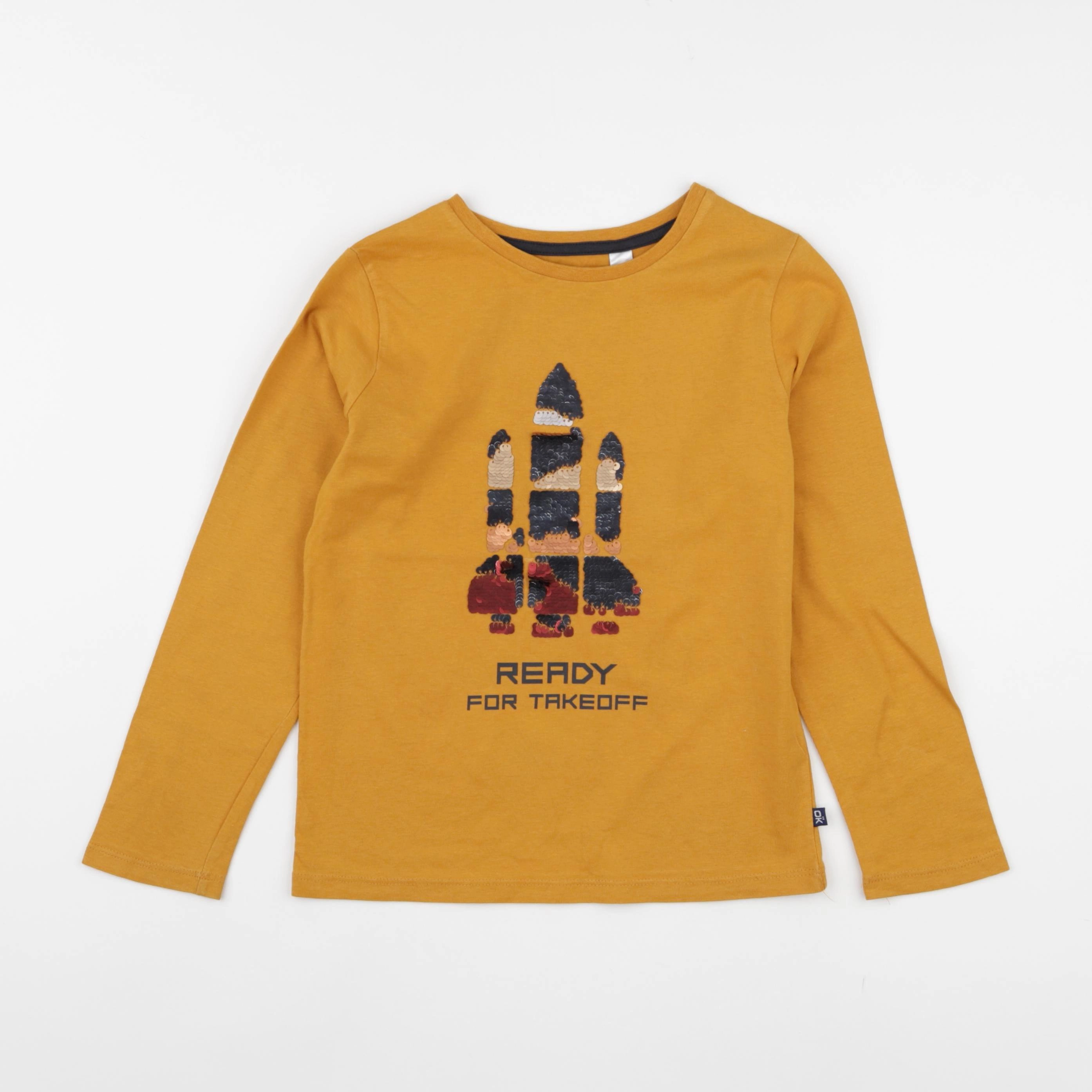 Okaidi - tee-shirt orange - 6 ans