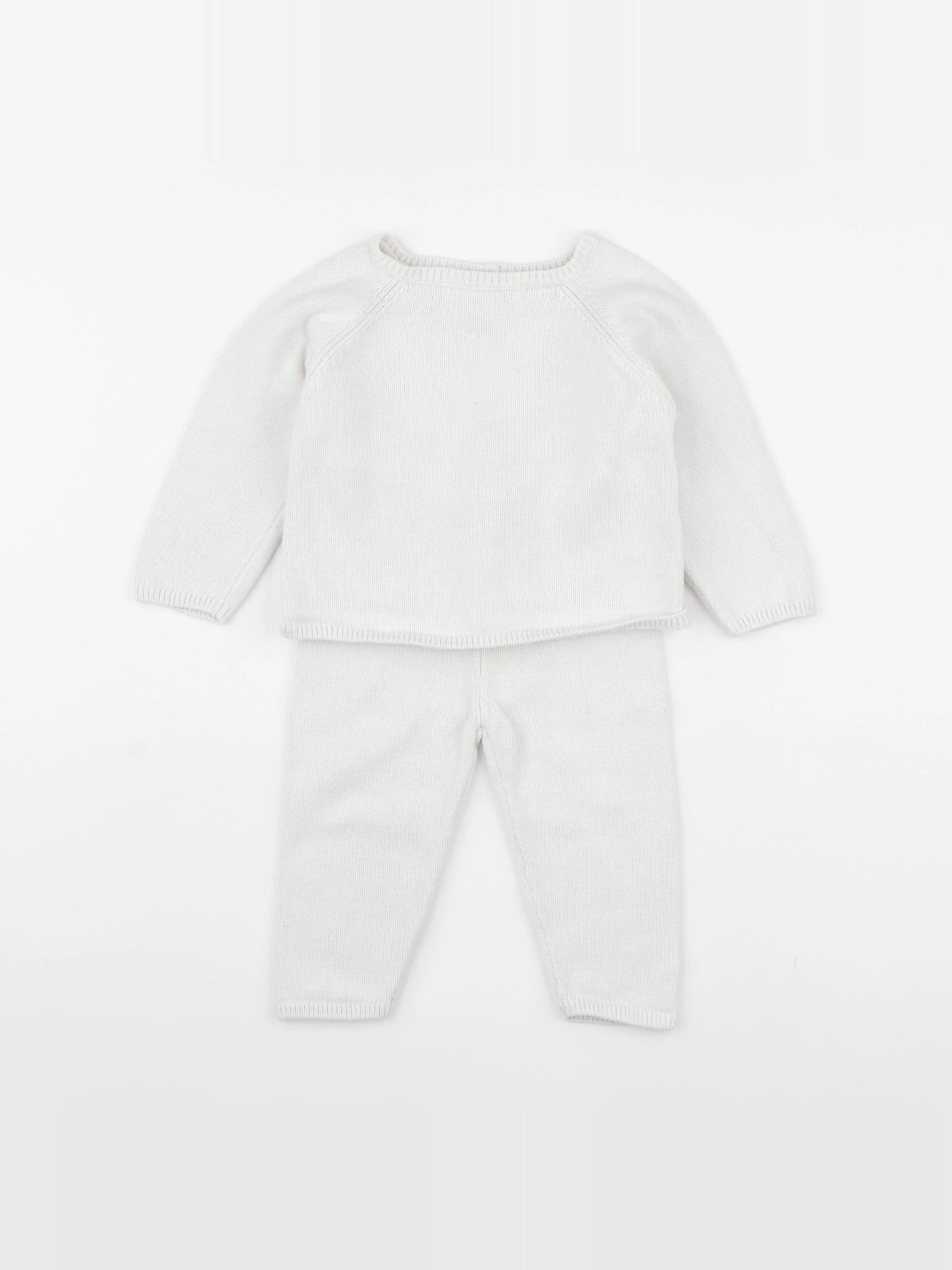Jacadi - ensemble blanc - 12 mois