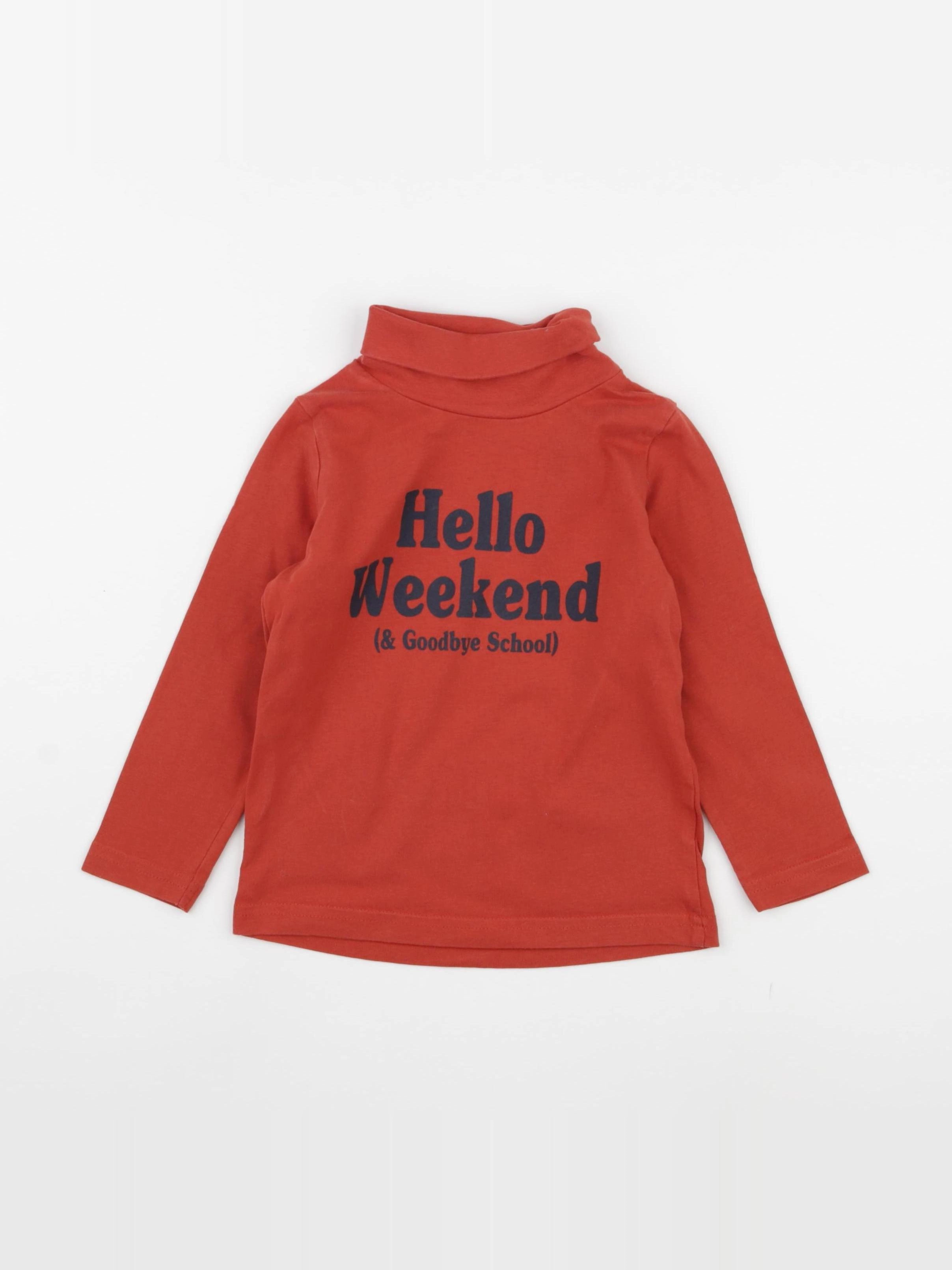 Tape à l'oeil - sous-pull orange - 3 ans