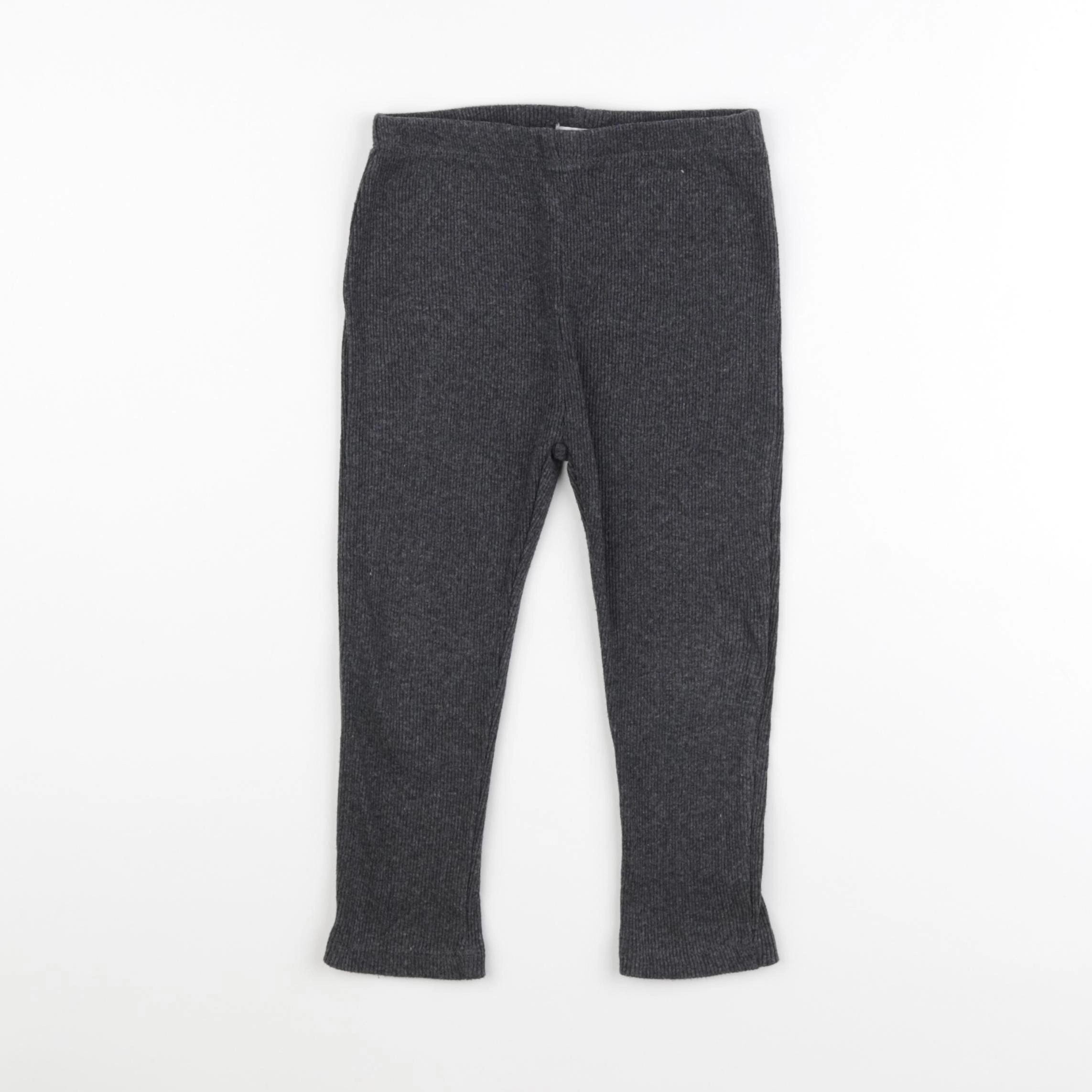 Vertbaudet - legging gris - 36 mois