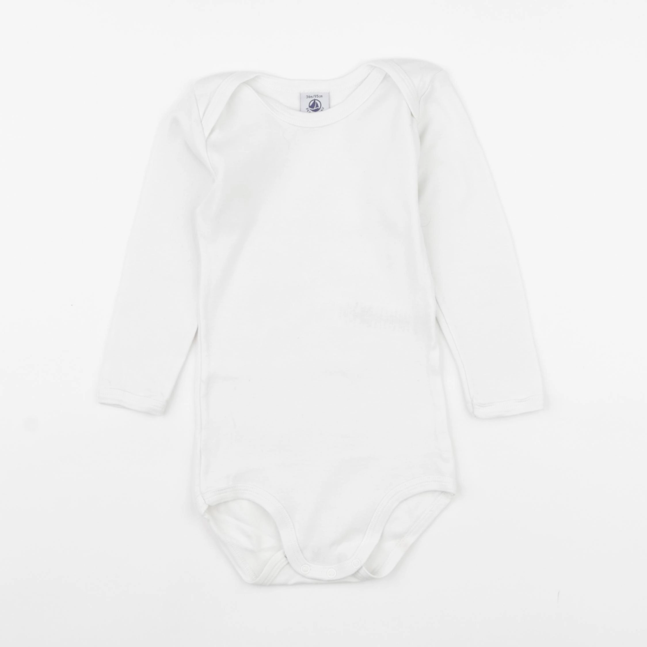 Petit Bateau - body blanc - 36 mois