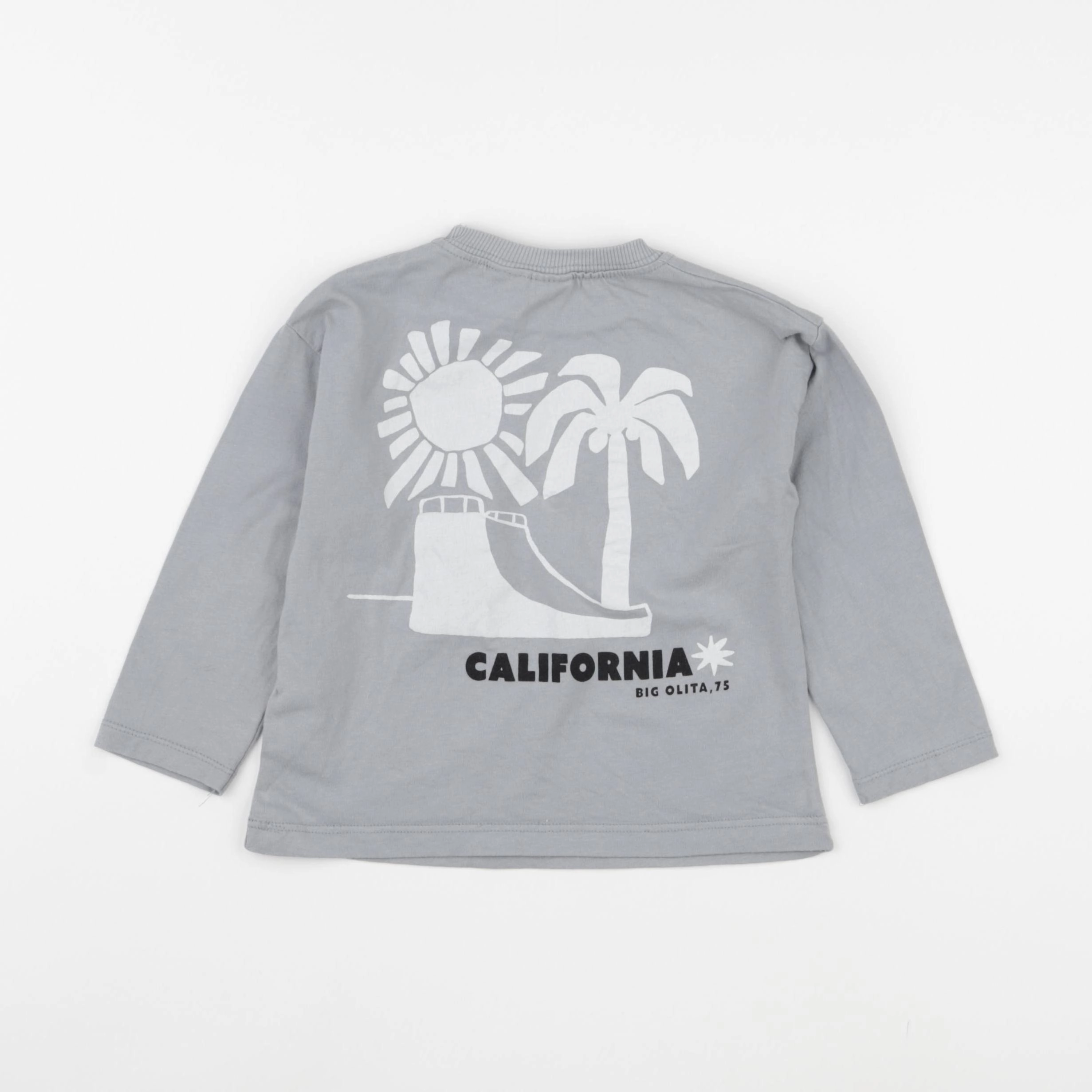Zara - tee-shirt gris - 18/24 mois