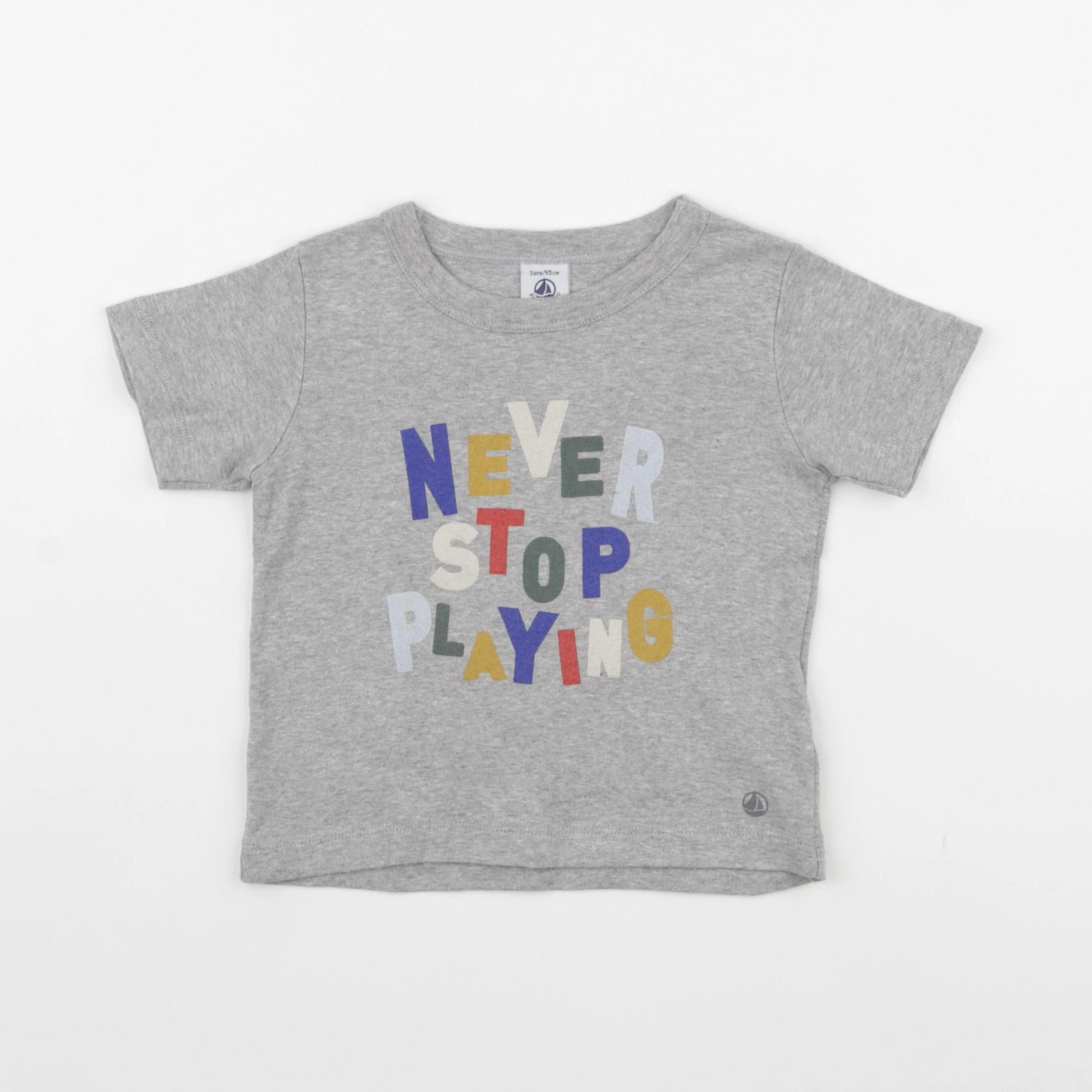 Petit Bateau - tee-shirt multicolore - 3 ans