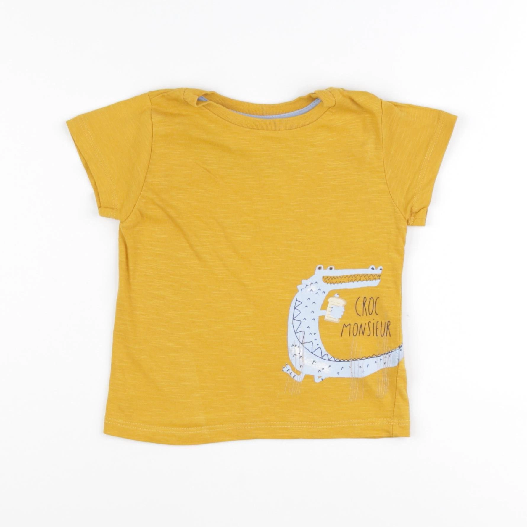 Cadet Rousselle - tee-shirt jaune - 12 mois