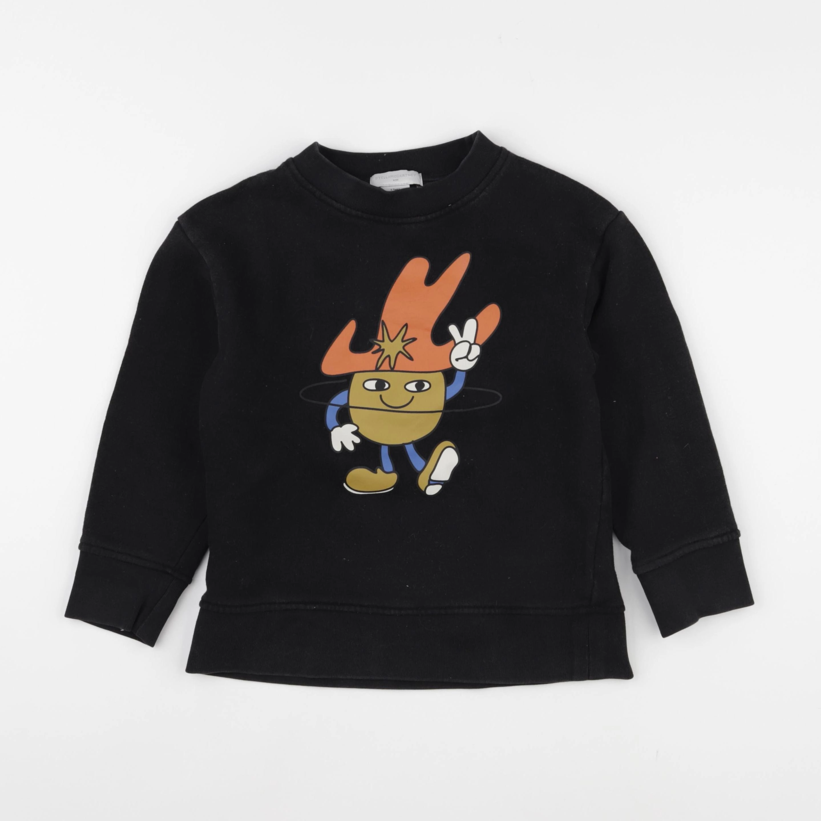Stella McCartney Kids - sweat noir - 6 ans